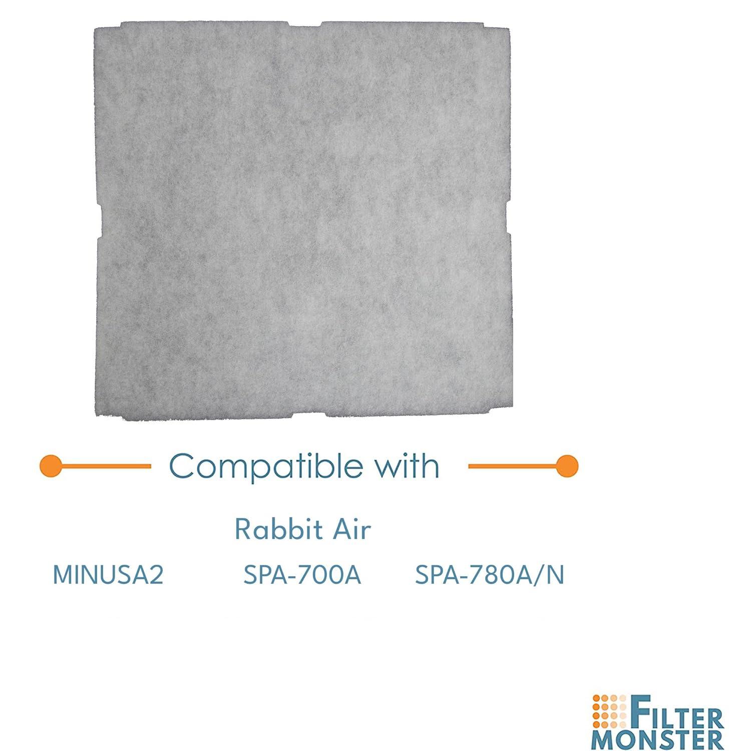 Filter-Monster – Toxin Reduction Air Filter Replacement Kit - Replacement Compatible with Rabbit Air MinusA2 Air Purifier