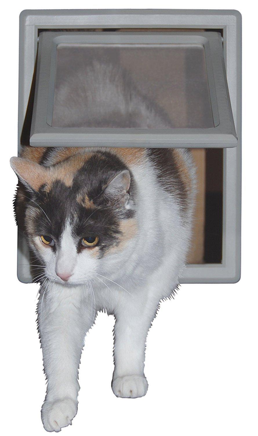 Ideal Pet Screen Fit Pet Door for Screen Doors with Clear Plastic Flap, Medium