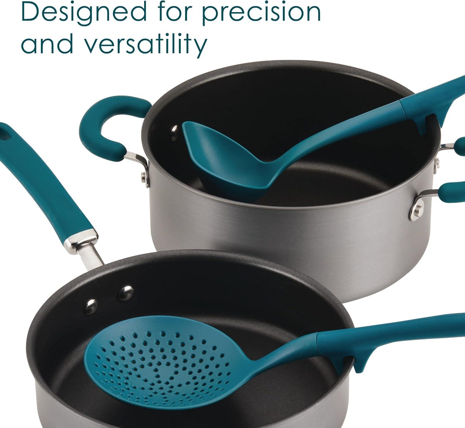 Rachael Ray Rachael Ray Lazy Tool Kitchen / Cooking Utensils Set, 2 Piece, Teal