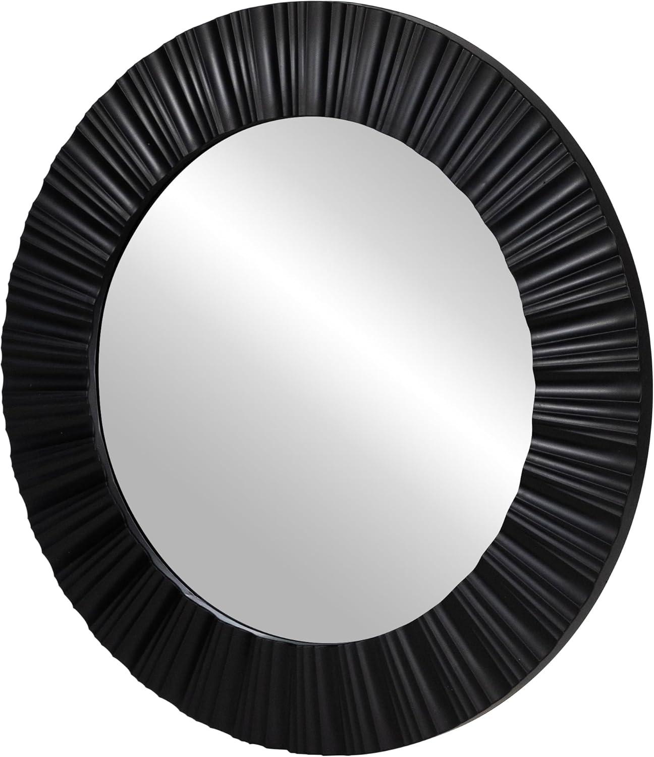 Northlight Seasonal Elegant 20" Contemporary Fluted Round Mirror Wall Decor