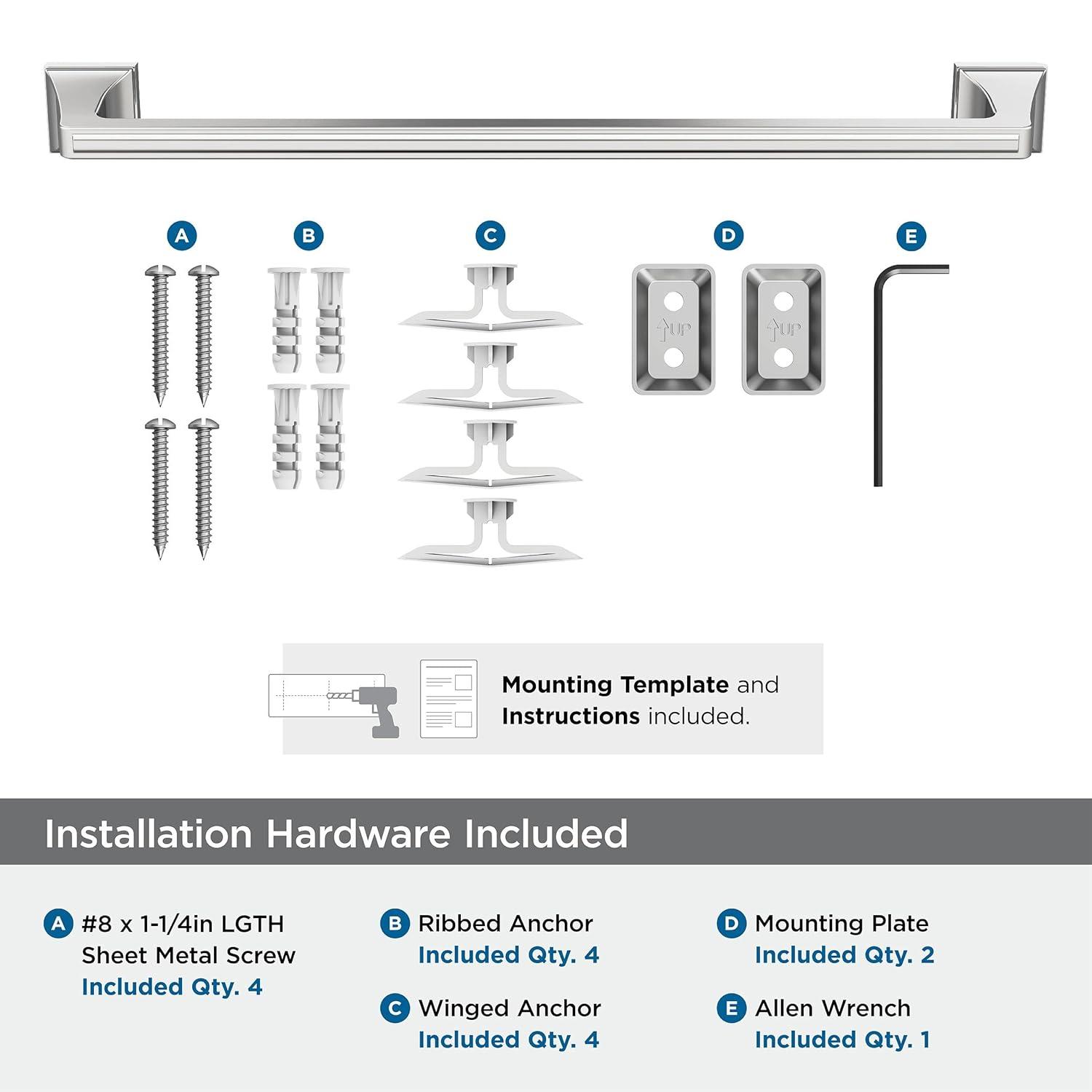 Amerock Mulholland 19.81" Wall Mounted Towel Bar BH3602326