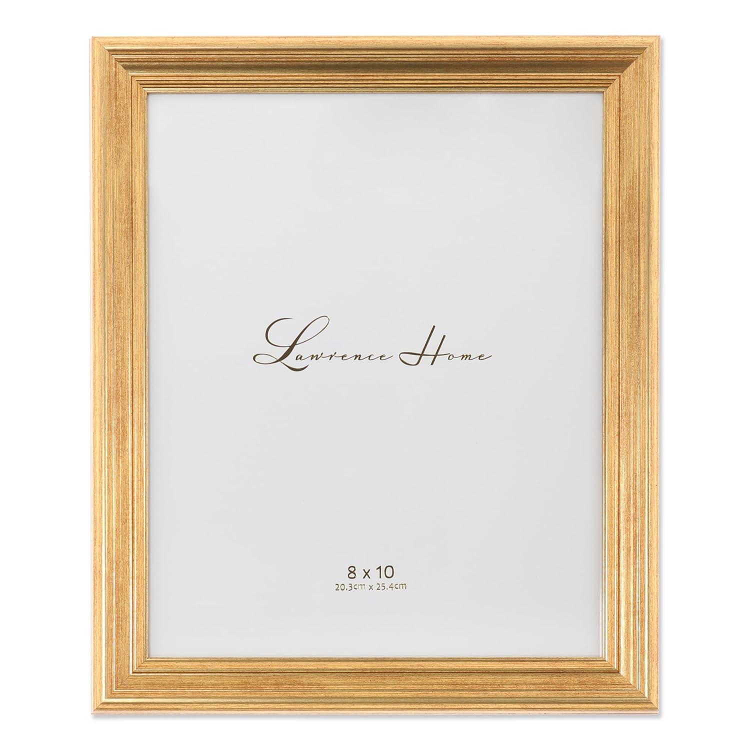 8x10 Sutter Burnished Gold Picture Frame