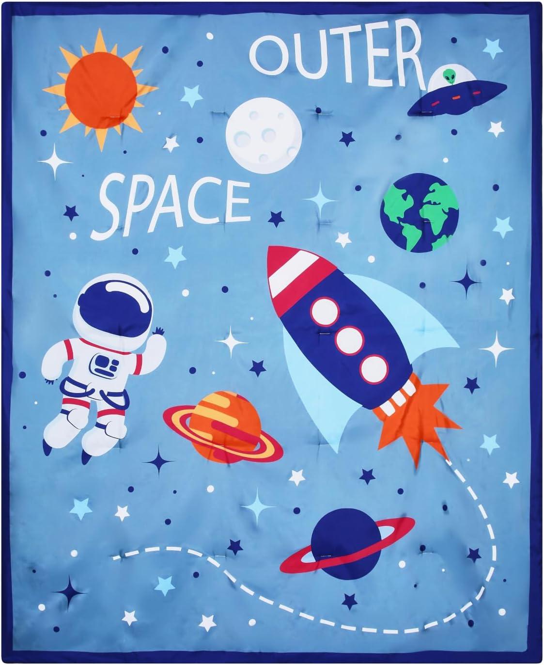 Everyday Kids Outer Space Twin/Full Size Bed Comforter