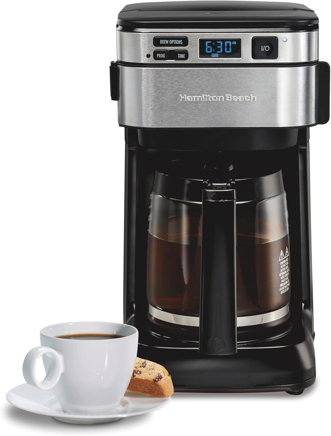 Hamilton Beach Metal 12 Cup Drip Coffee Maker