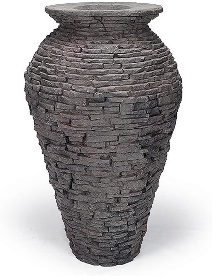 Aquascape Medium Stacked Slate Urn Landscape Fountain Kit