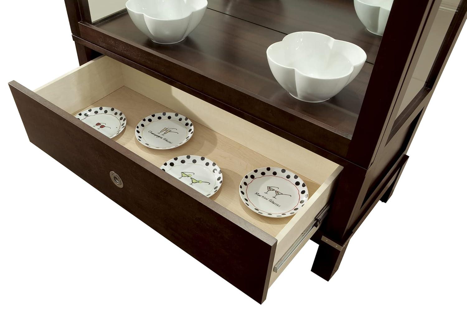 Howard Miller Williamson Curio Cabinet 680515 Espresso