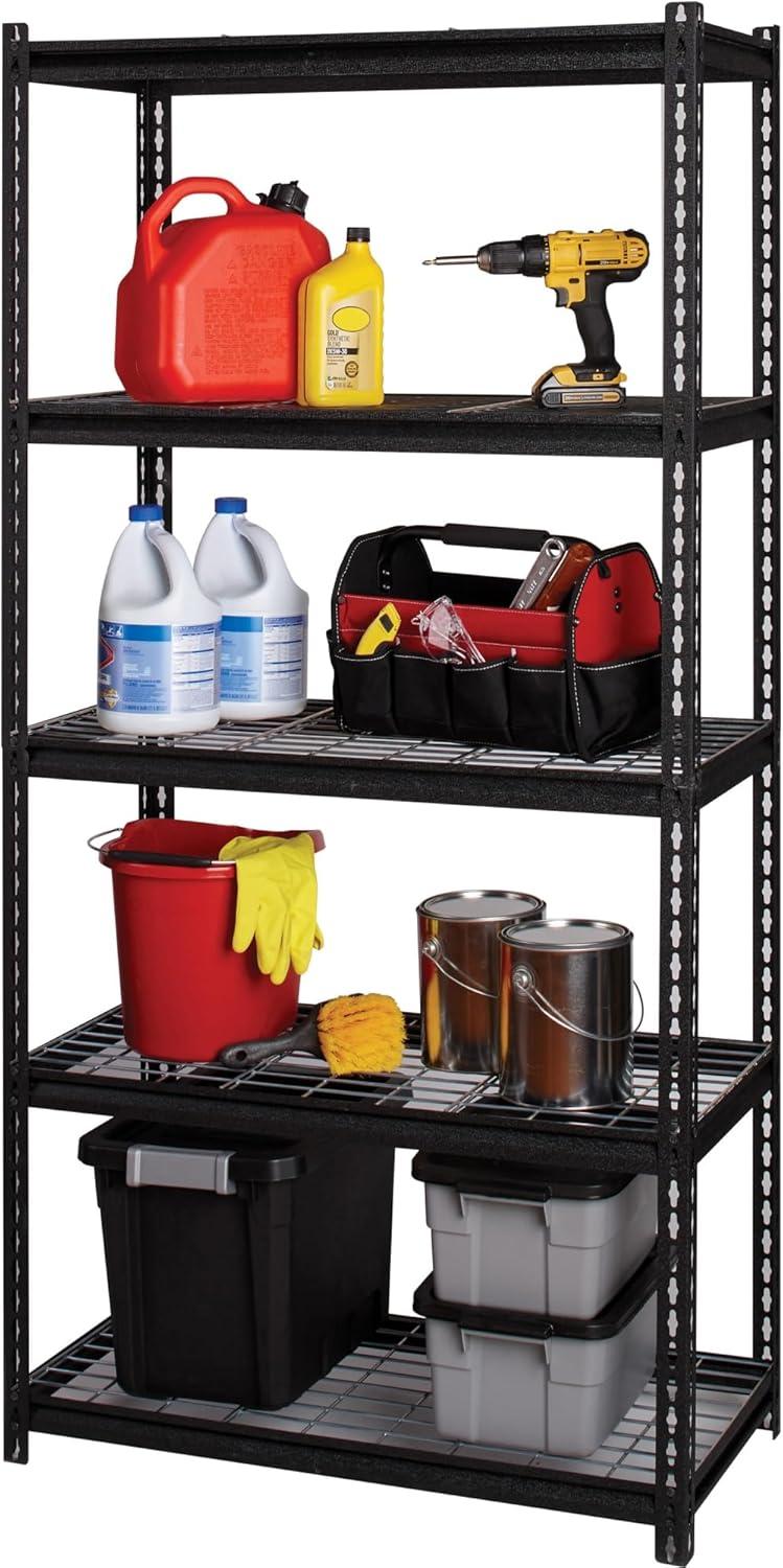 Steel Height -Adjustable Shelving Unit