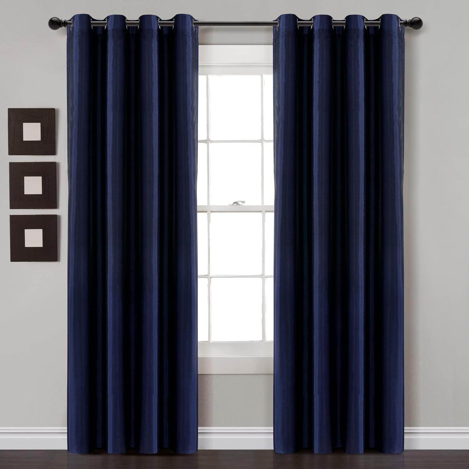 Lush Decor Polyester Blackout Curtain Single Panel