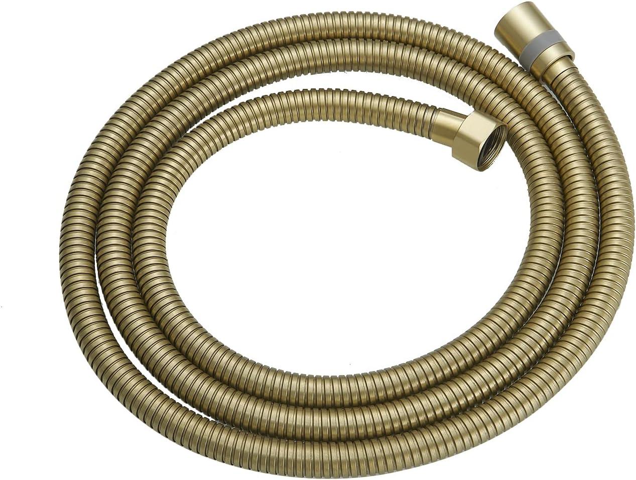 VIBRANTBATH 71 In. Modern Flexible Handheld Shower Hose Replacement For Bathing Toilet Cleaning Pet With Brass Fitting In Chrome 180-BG