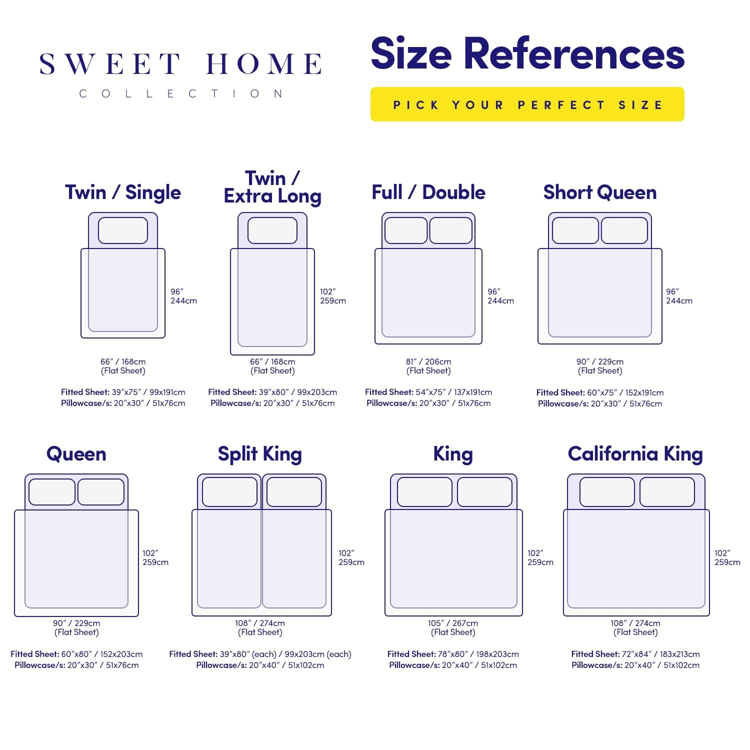 1500 Supreme Collection Twin XL Sheet Sets Gray - 3 Piece Bed Sheets and Pillowcase Set for Twin XL Mattress - Extra Soft, Elastic Corner Straps, Deep Pocket Sheets, Twin XL Gray