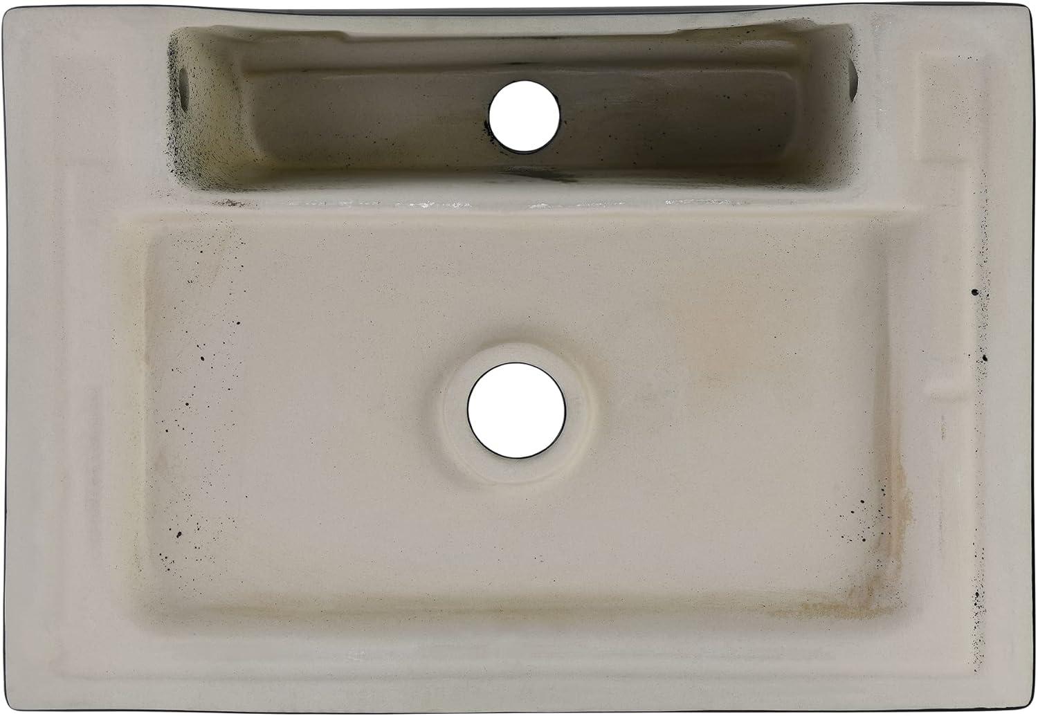 Claire 20 Rectangle Ceramic Vessel Sink