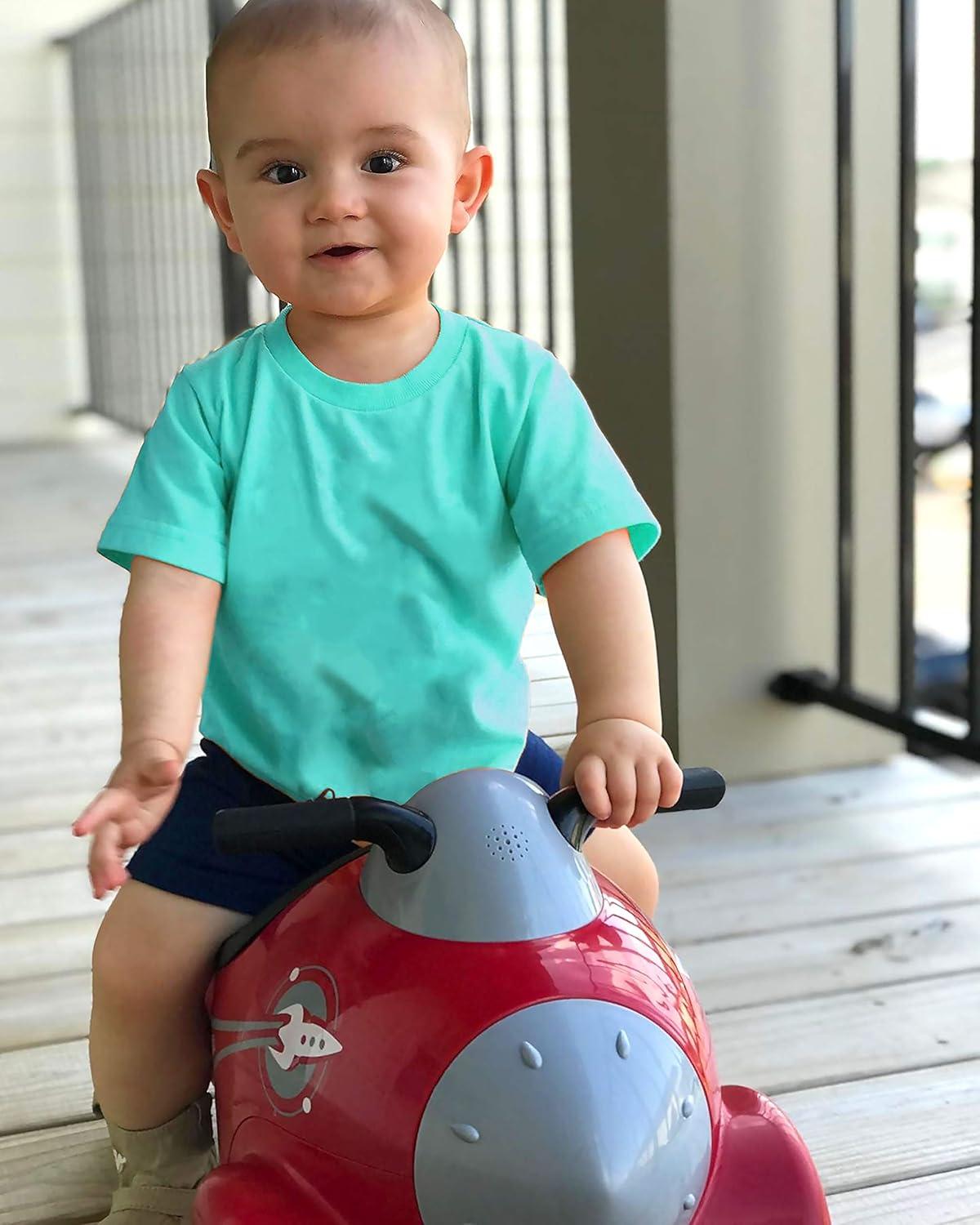 Radio Flyer Retro Rocket Ride-On with Lights, Sounds and Under-Seat Storage, for 1 - 3 years, 1 Unit