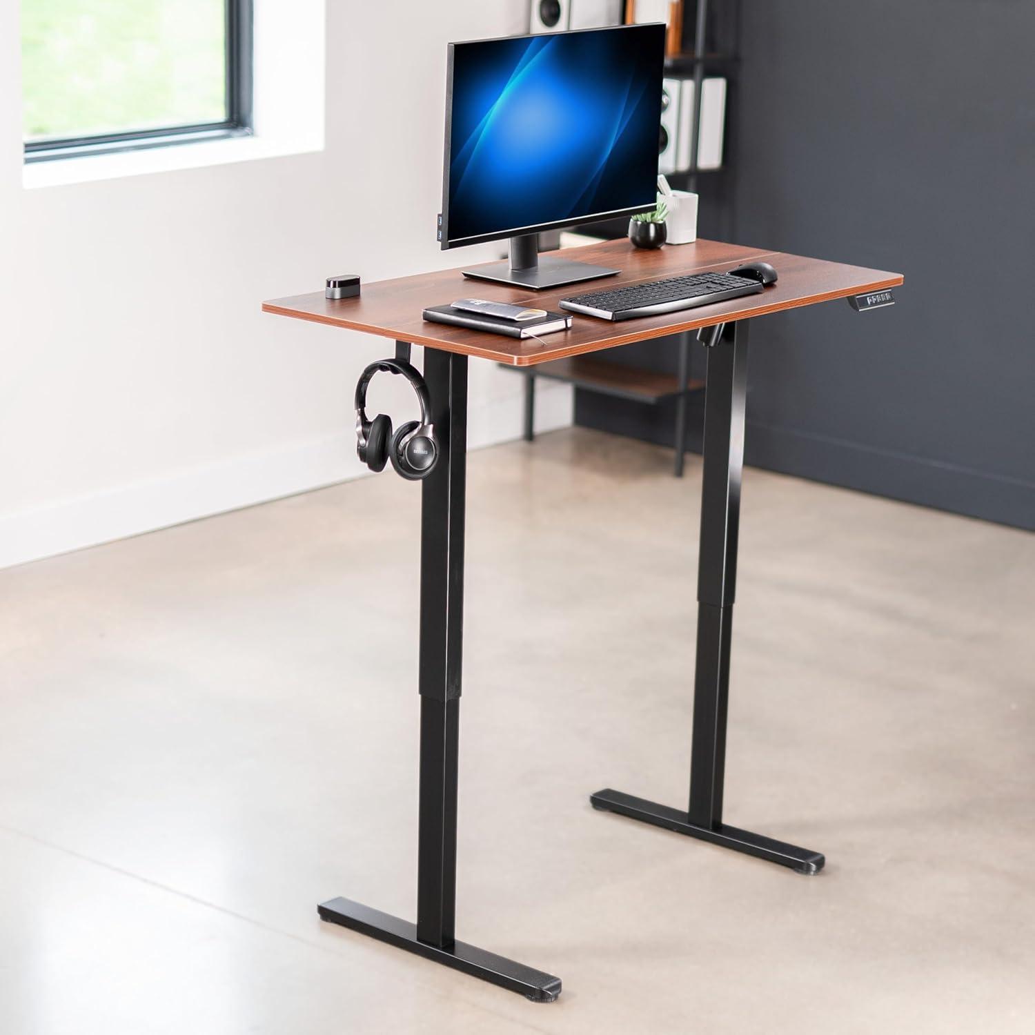 Vivo VIVO Electric 44"x 24" Sit Stand Desk, Height Adjustable Workstation (E144B series)