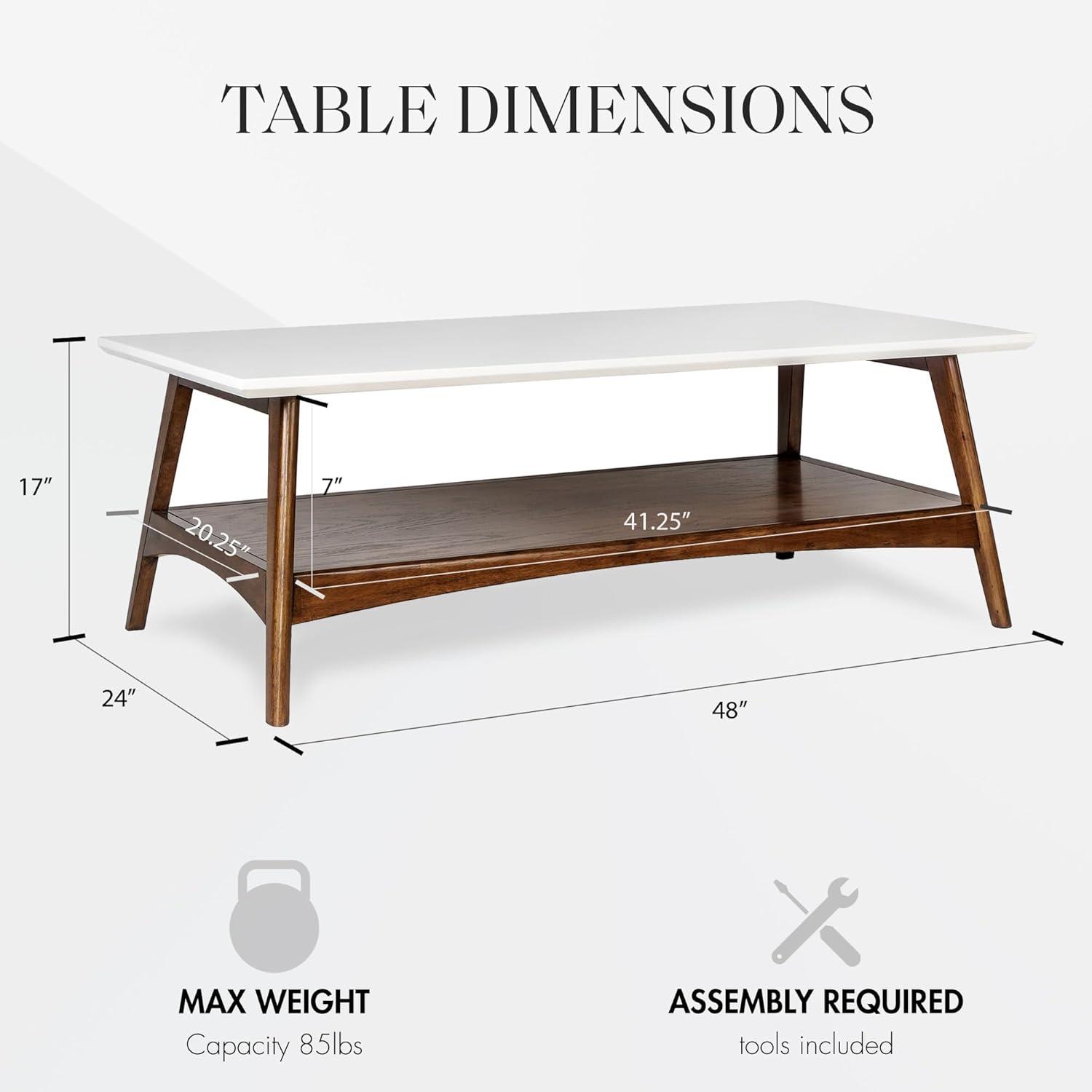 Parker 4 Legs Coffee Table with Storage