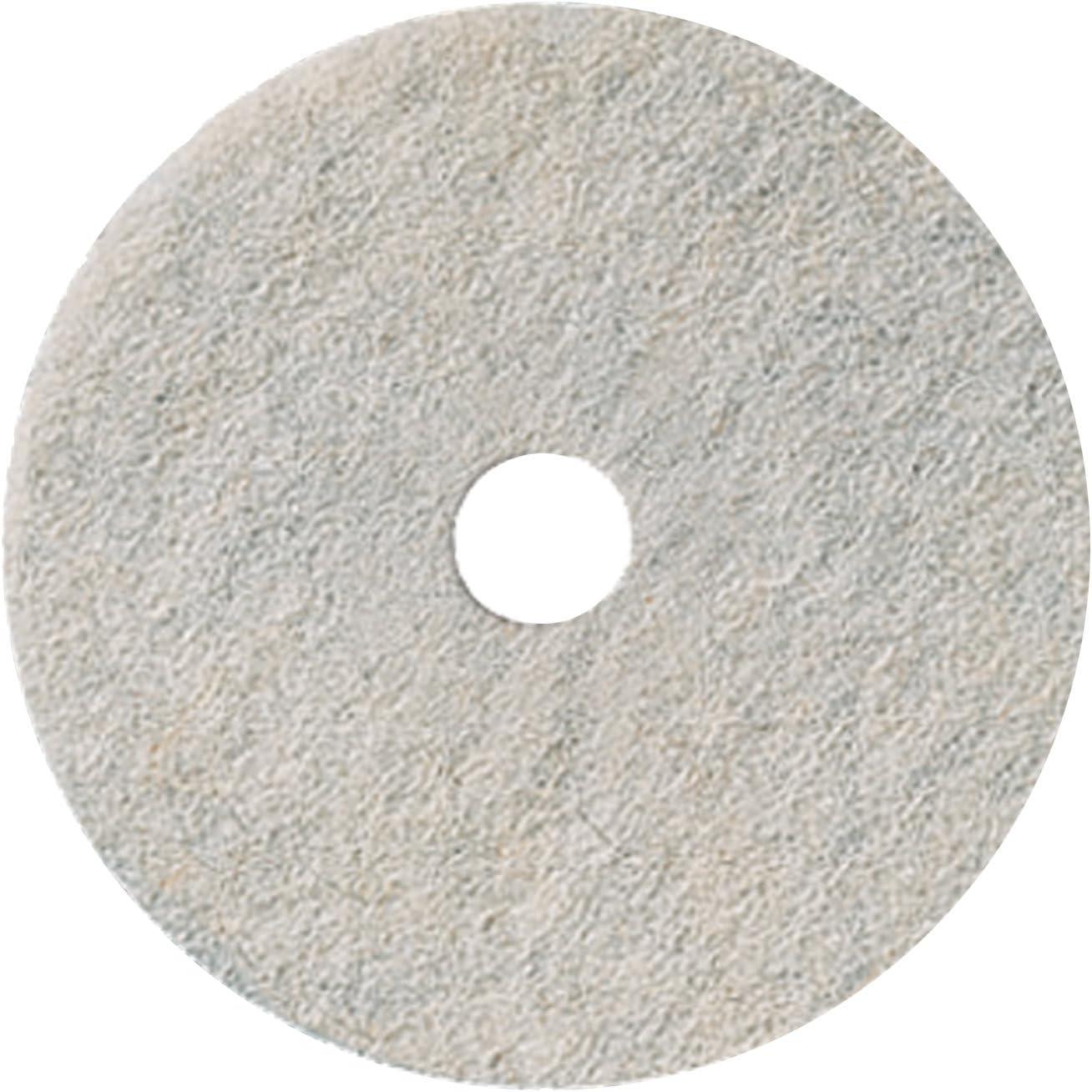 5-Piece/Carton Natural Blend 3300 Ultra High-Speed 27 in. Floor Burnishing Pads - White