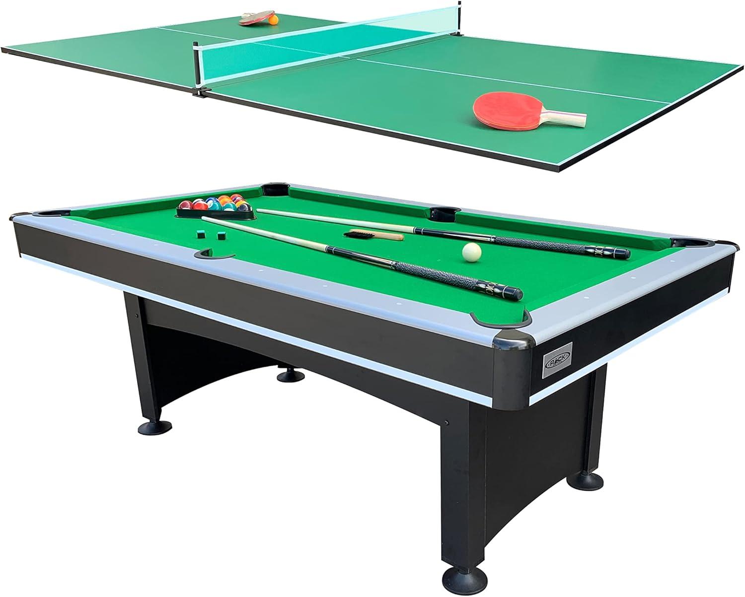 Rack Scorpius 7-Foot Multi Game Billiard/Pool With Table Tennis