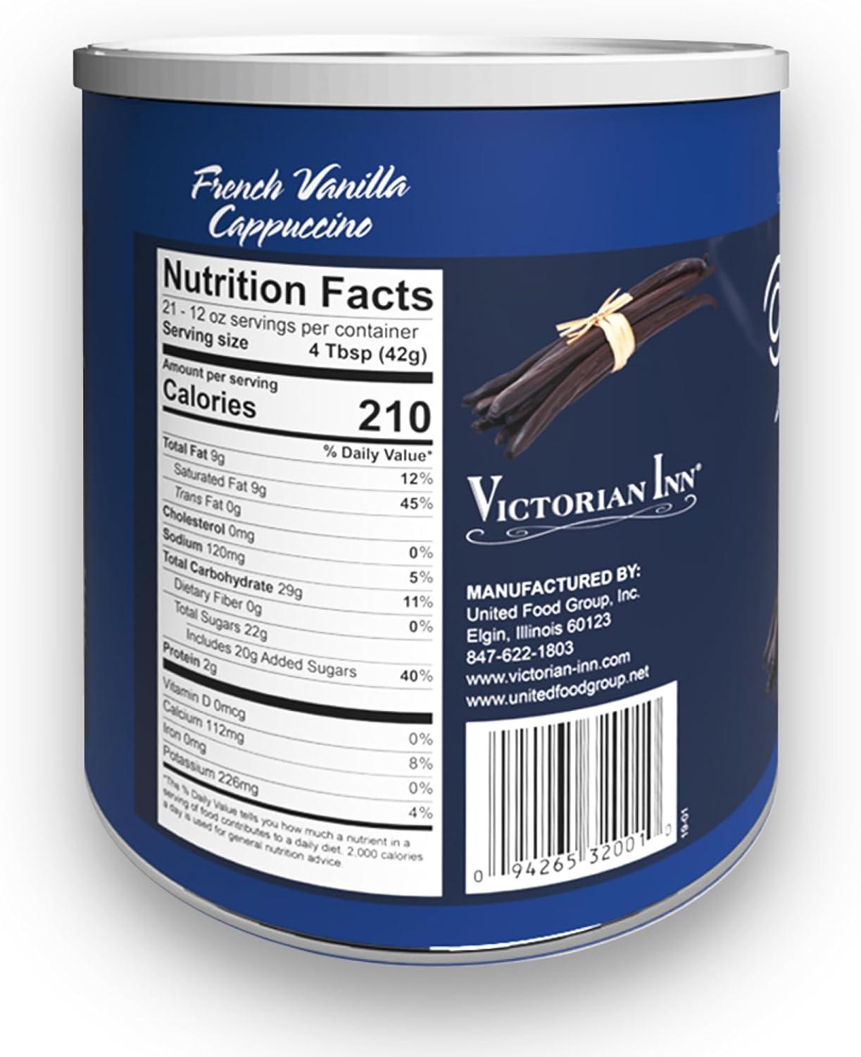 Victorian Inn French Vanilla Instant Cappuccino Mix, 32 oz