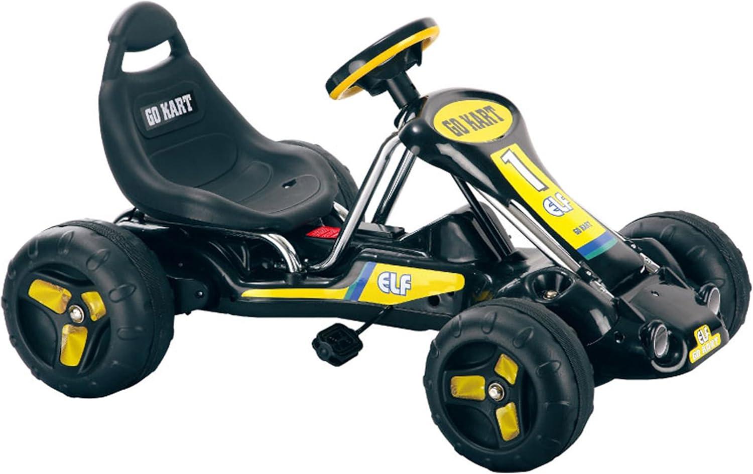 Lil’ Rider Comfortable Kid Push & Pedal Ride-On, Black, 37.00 x 25.00 x 20.00 Inches, 21.1 lbs