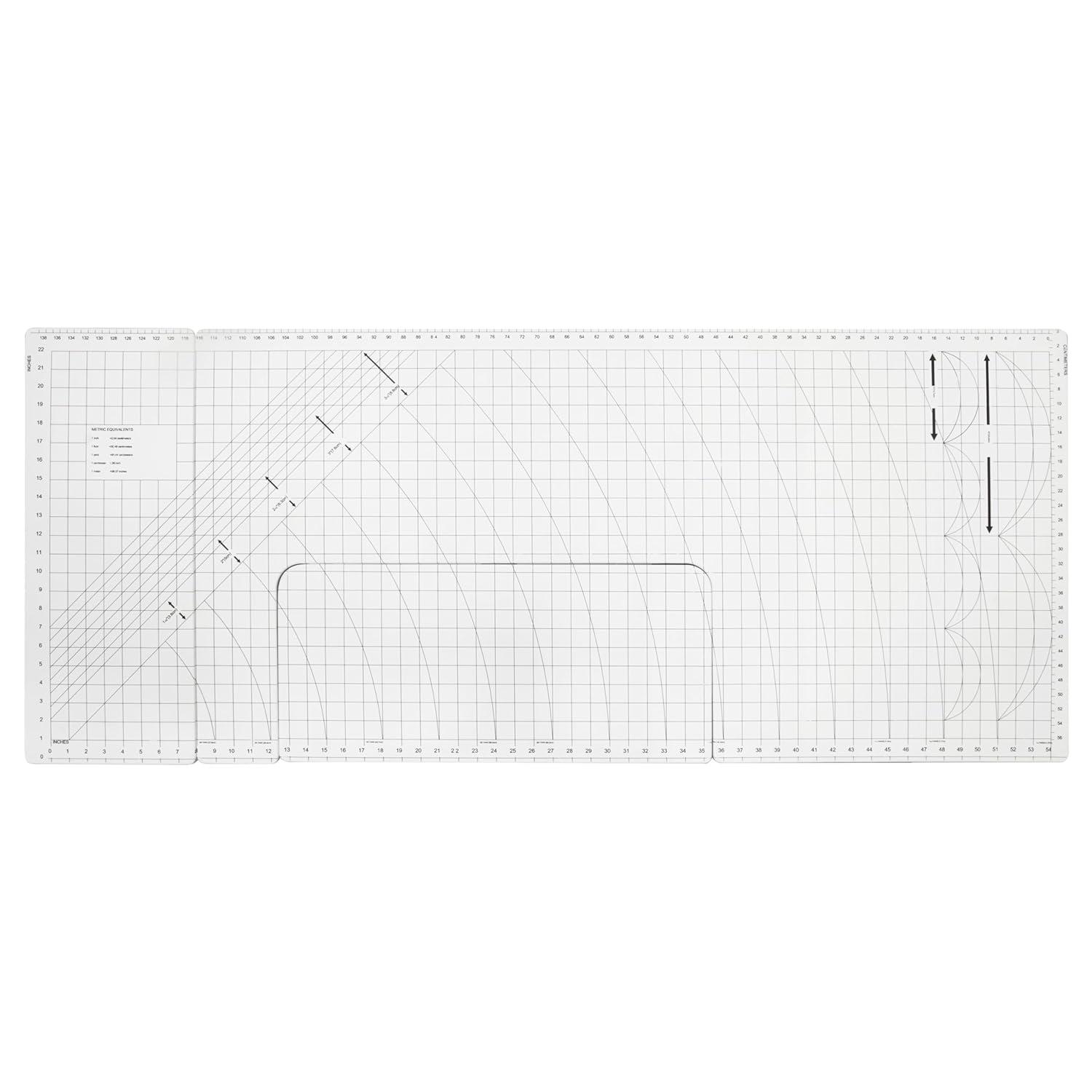 Sew Ready 47.25'' x 23.5'' Sewing Table with Sewing Machine Platform
