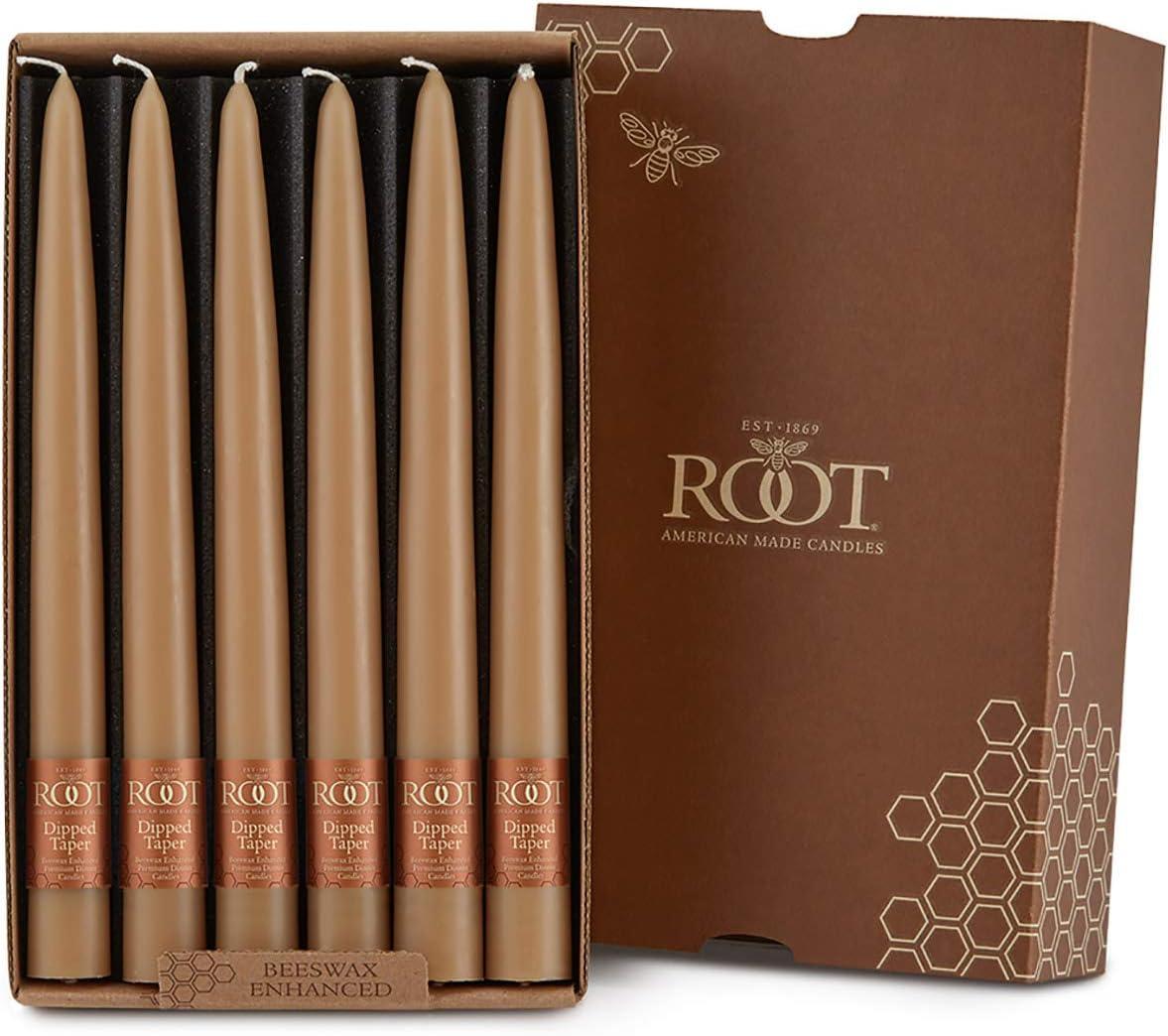 12 Piece Unscented Taper Candle Set