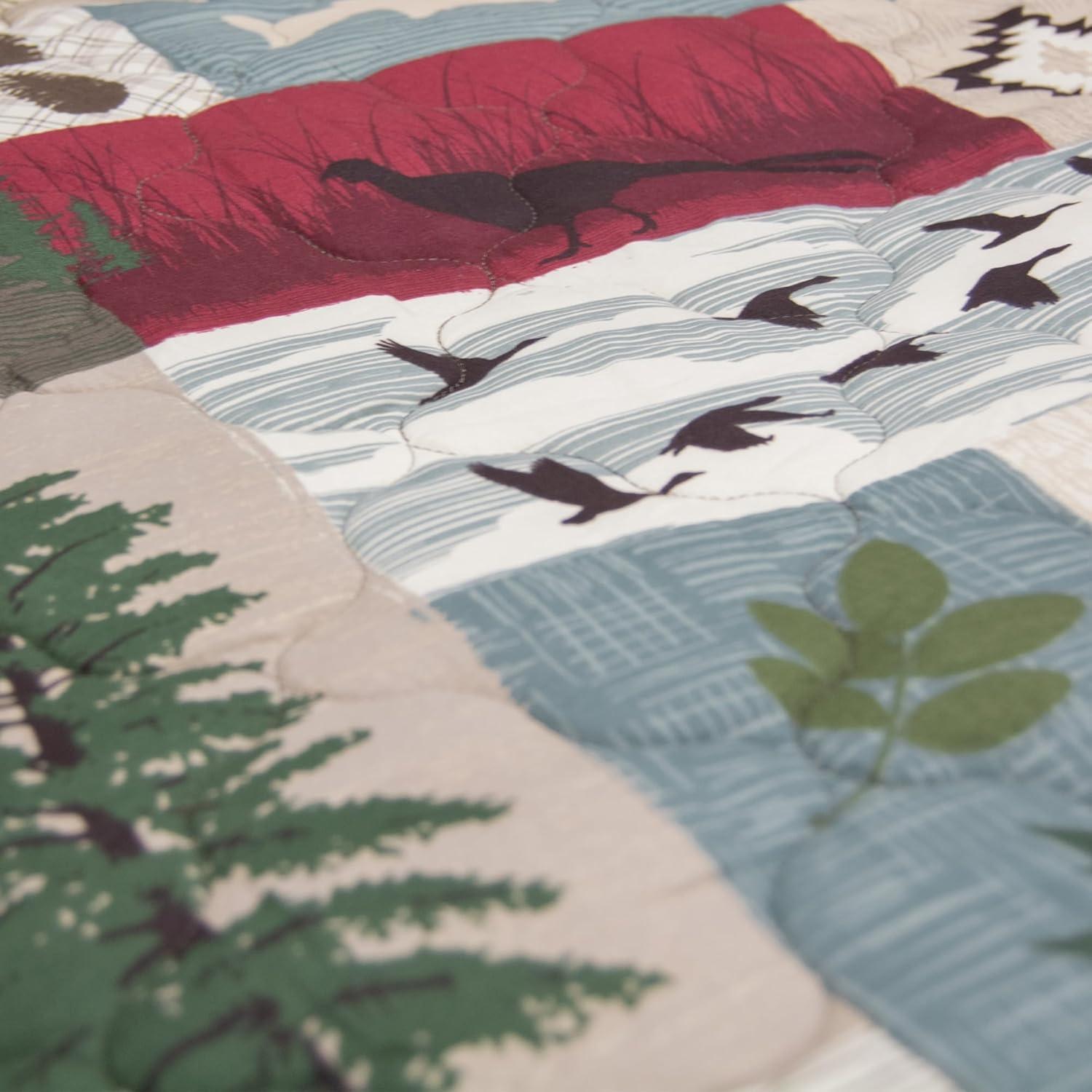 Donna Sharp Montana Forest Quilted Quilt Set