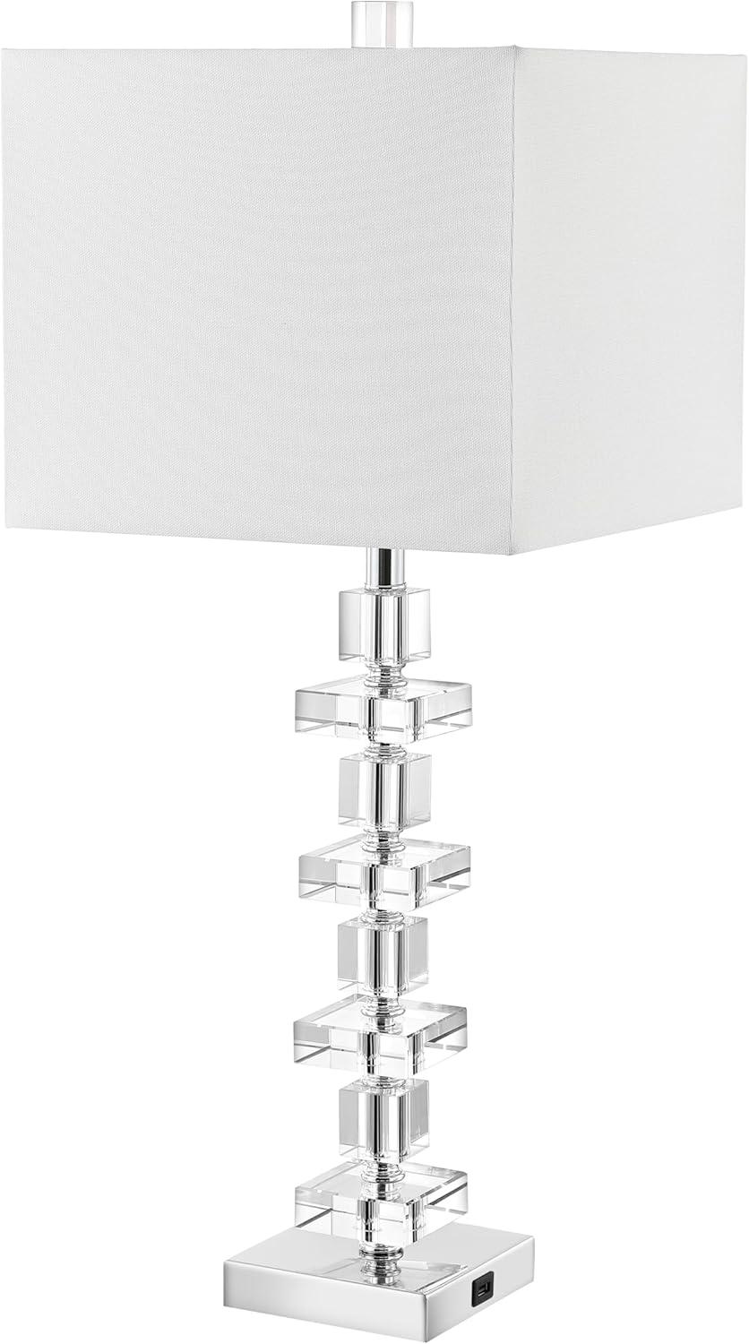 Willa Arlo™ Interiors Vaughan Crystal USB Table Lamp