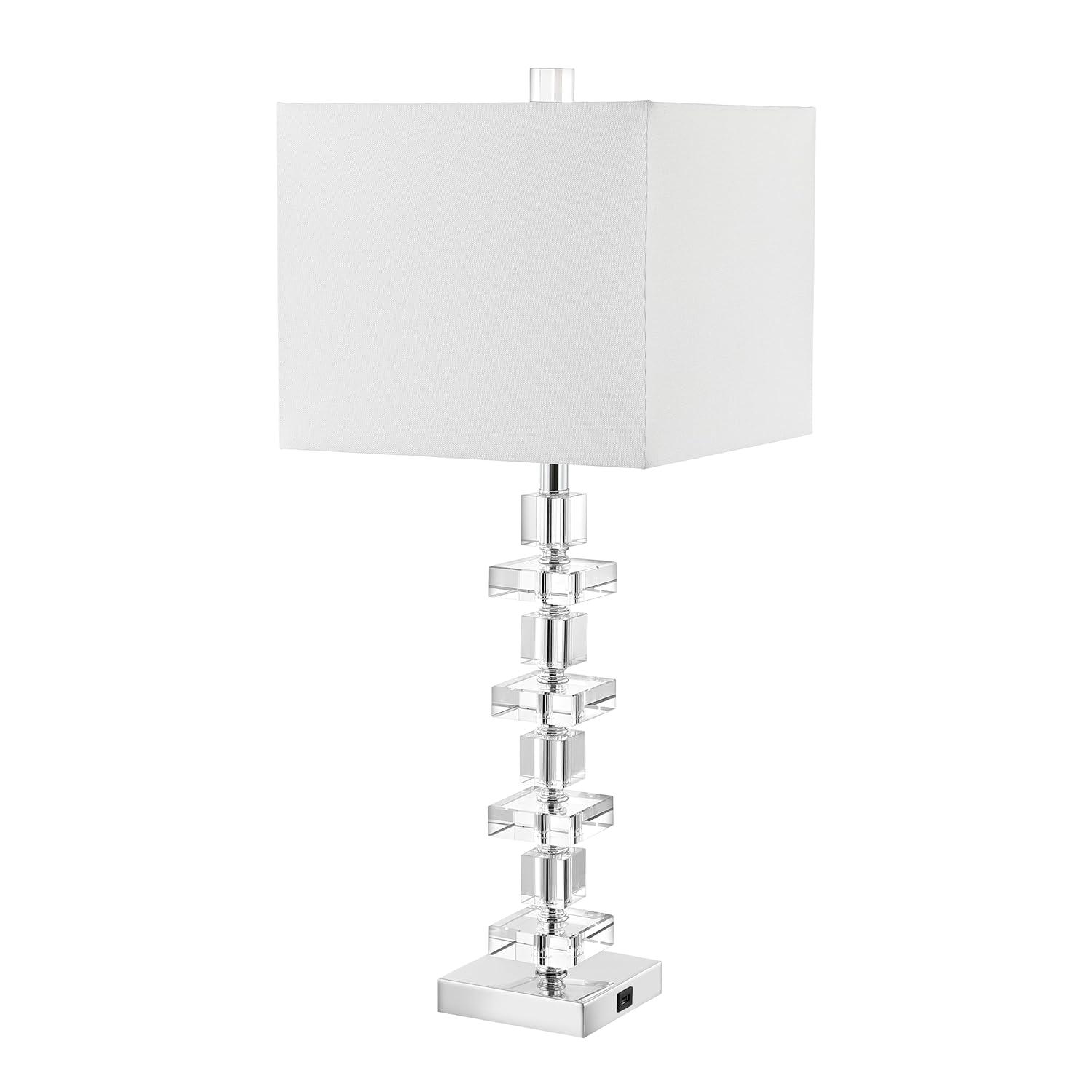 Willa Arlo™ Interiors Vaughan Crystal USB Table Lamp