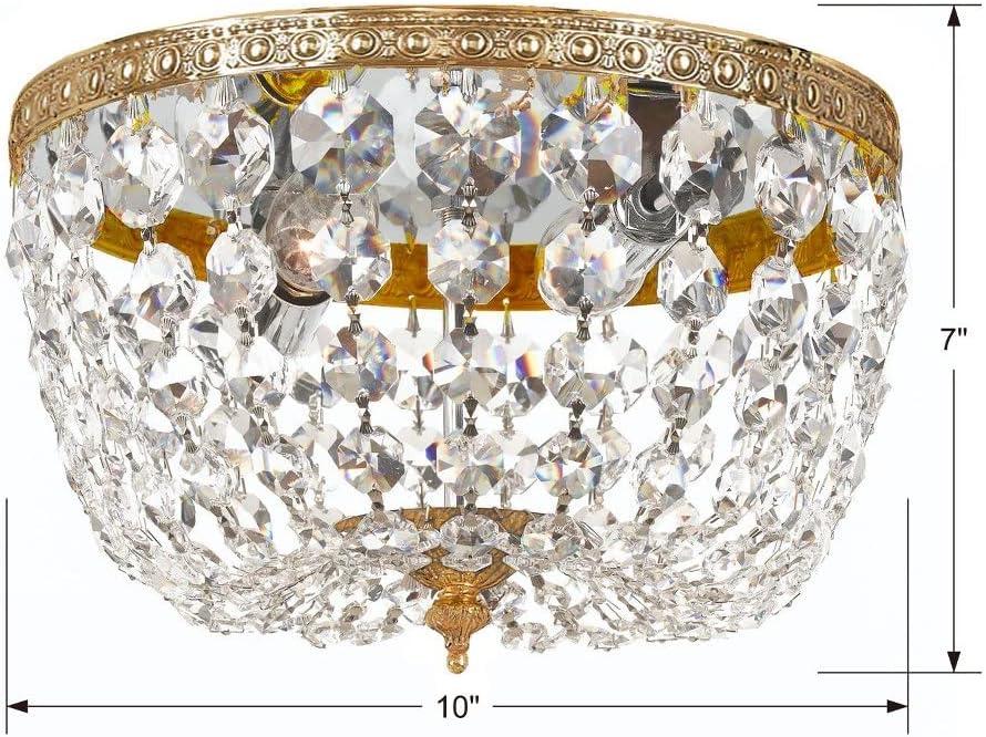 Crystorama Lighting - Three Light Flush Mount in Traditional and Contemporary