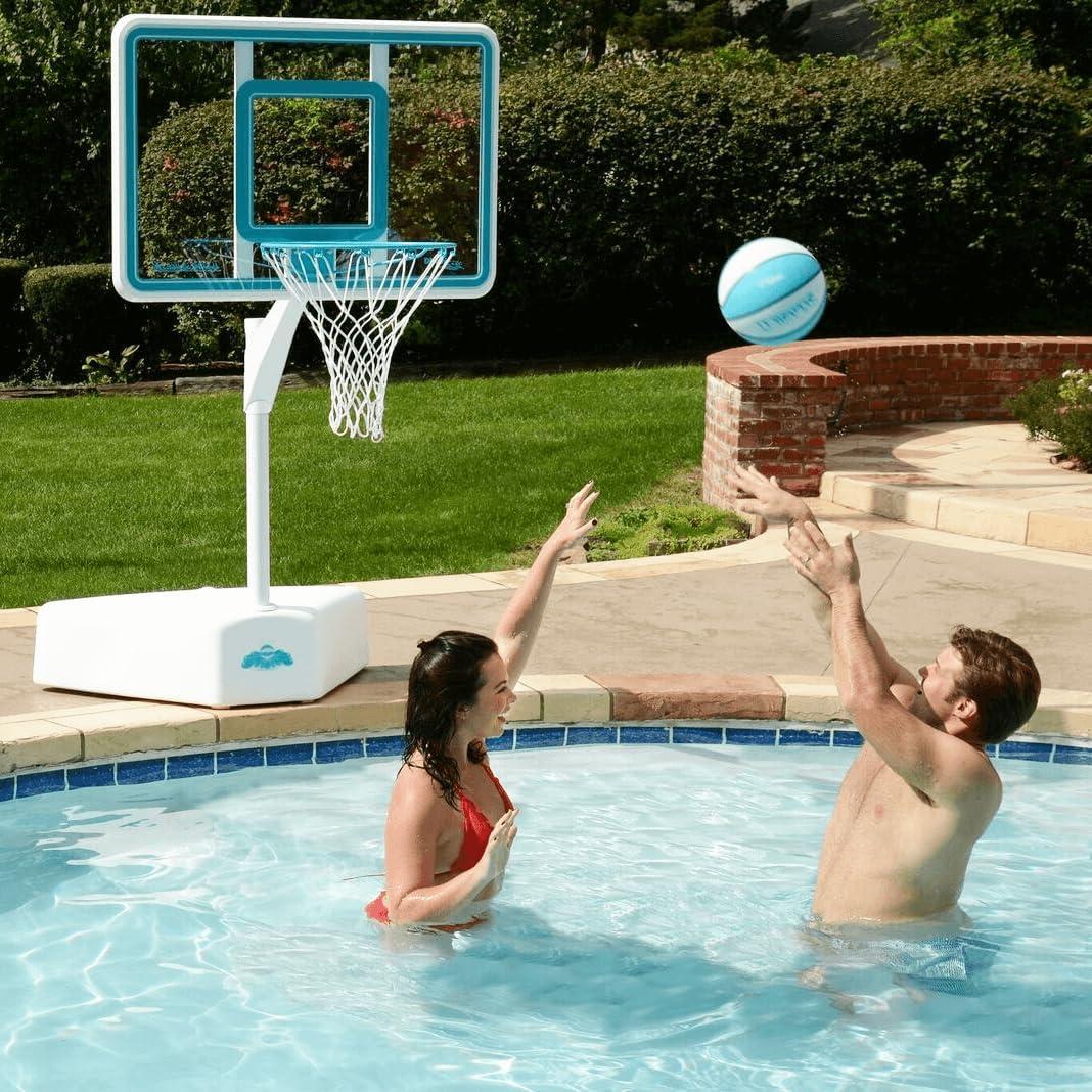 Dunn-Rite Splash & Shoot  Clear Polycarbonate backboard with  Adjustable Height