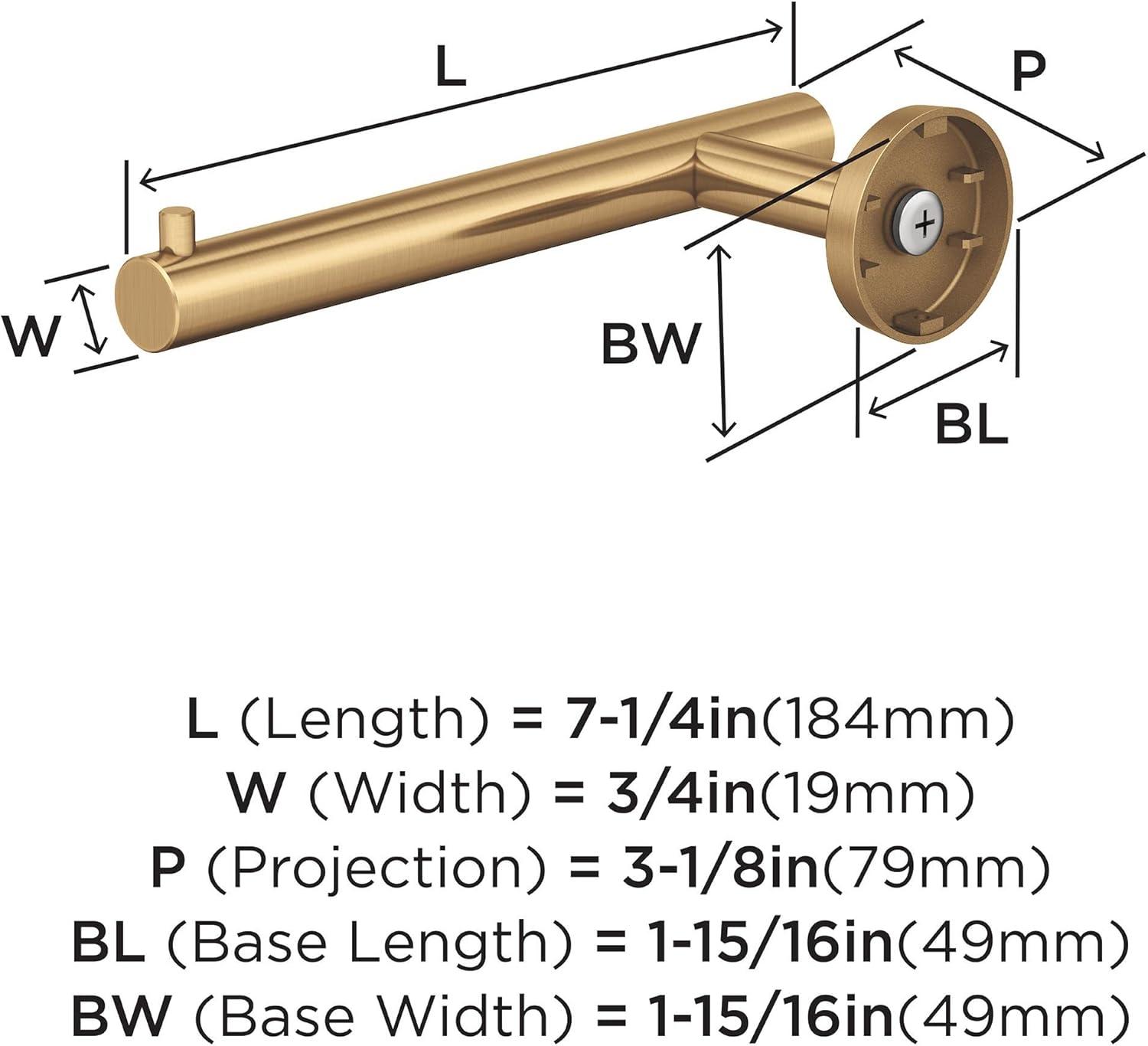 Amerock Arrondi Wall Mounted Toilet Paper Holder