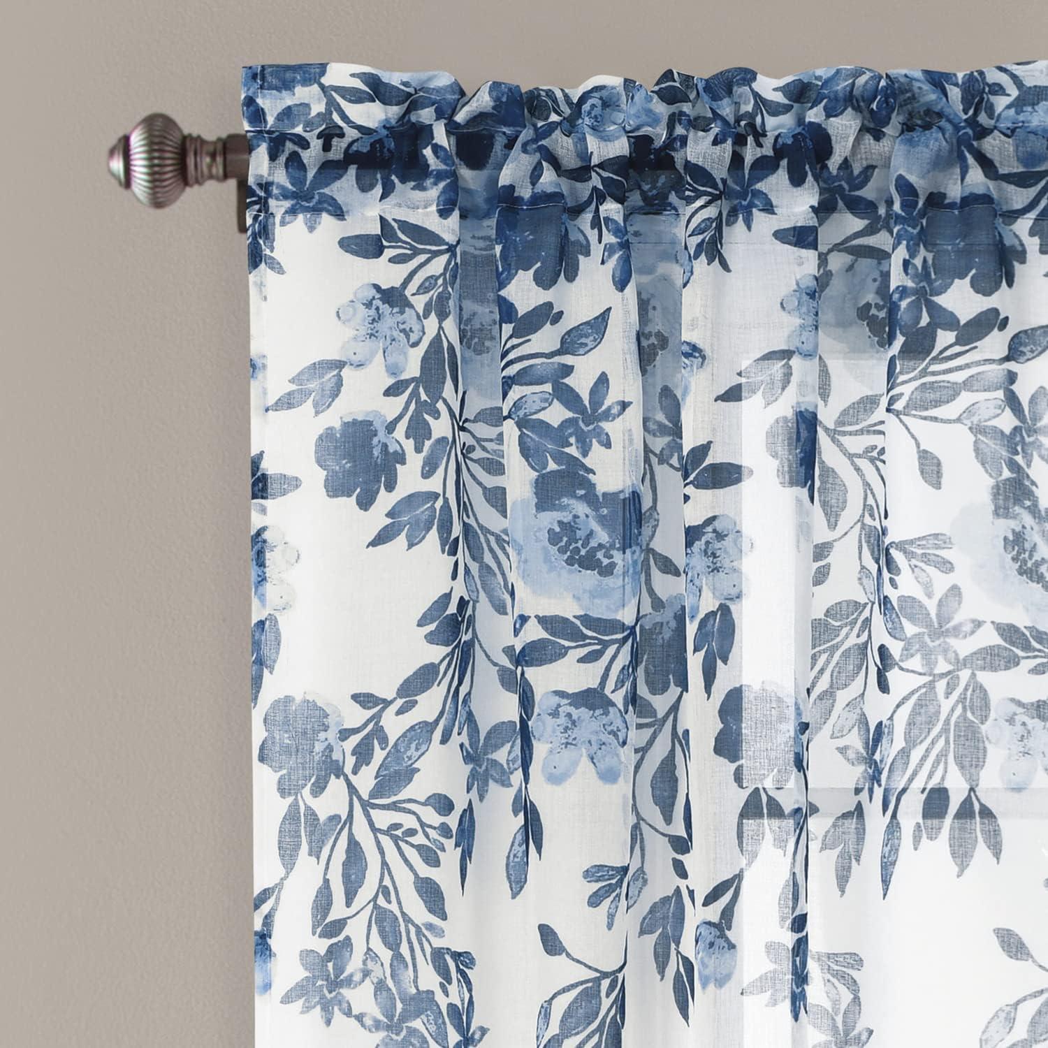 Polyester Sheer Curtain Pair (Set of 2)