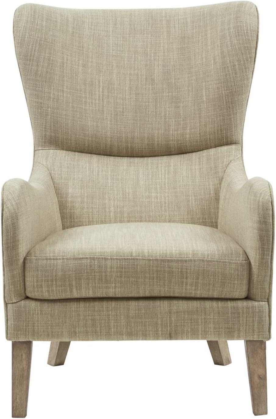 Aria Swoop Upholstered Wing Chair