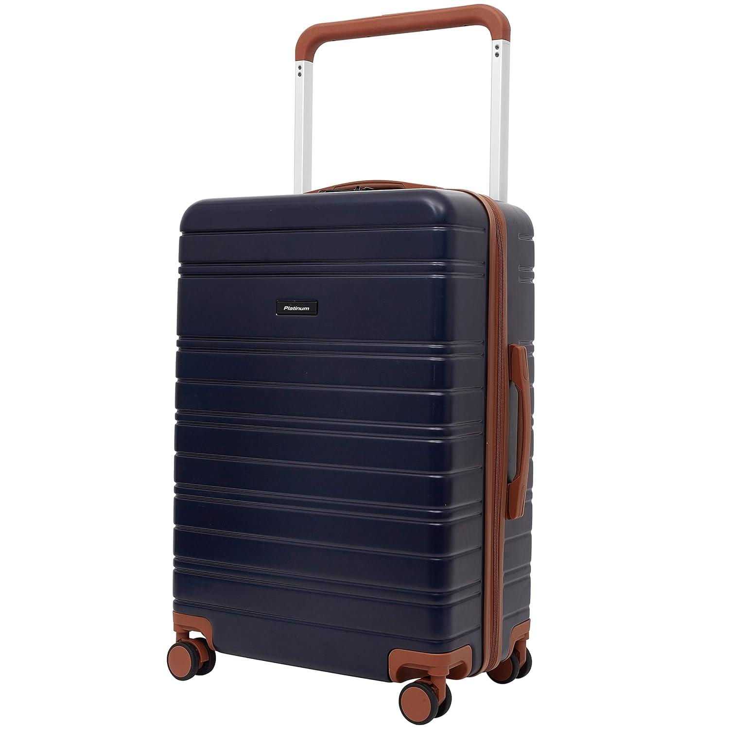 Travelers Club 2PC Navigate Luggage Set, Navy Blue, 20" Carry-On