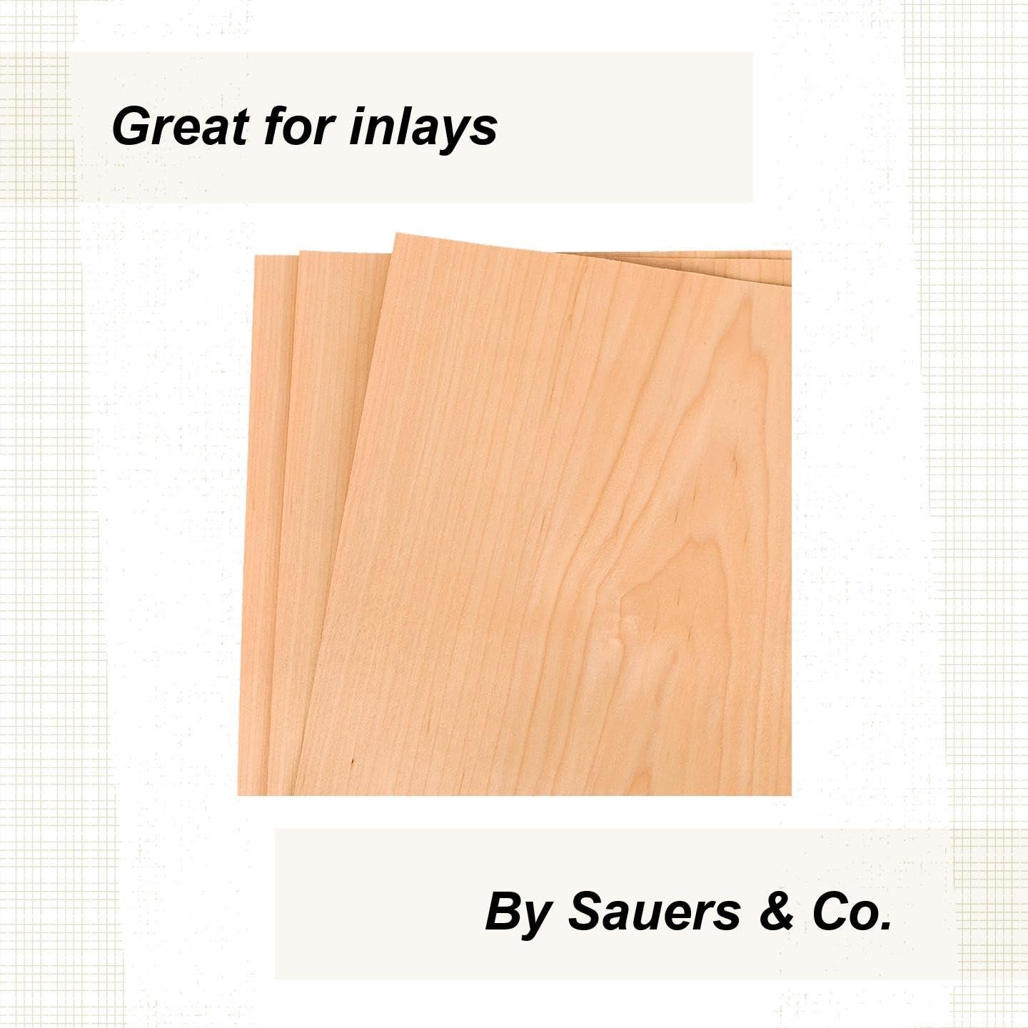 Maple Veneer 12" X 12", 3-Piece