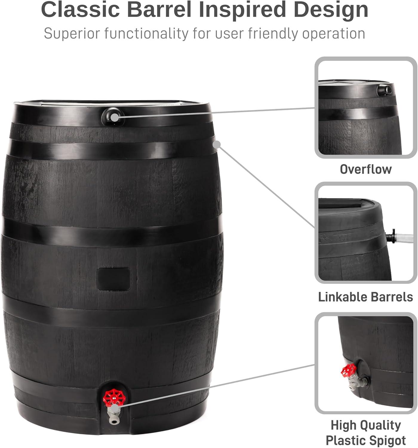 RTS Companies RTS Home Accents 50 Gallon Eco Rain Barrel