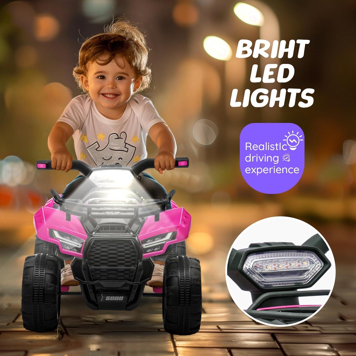 Aosom Aosom 6 Volt 1 Seater All-Terrain Vehicles Battery Powered Ride On