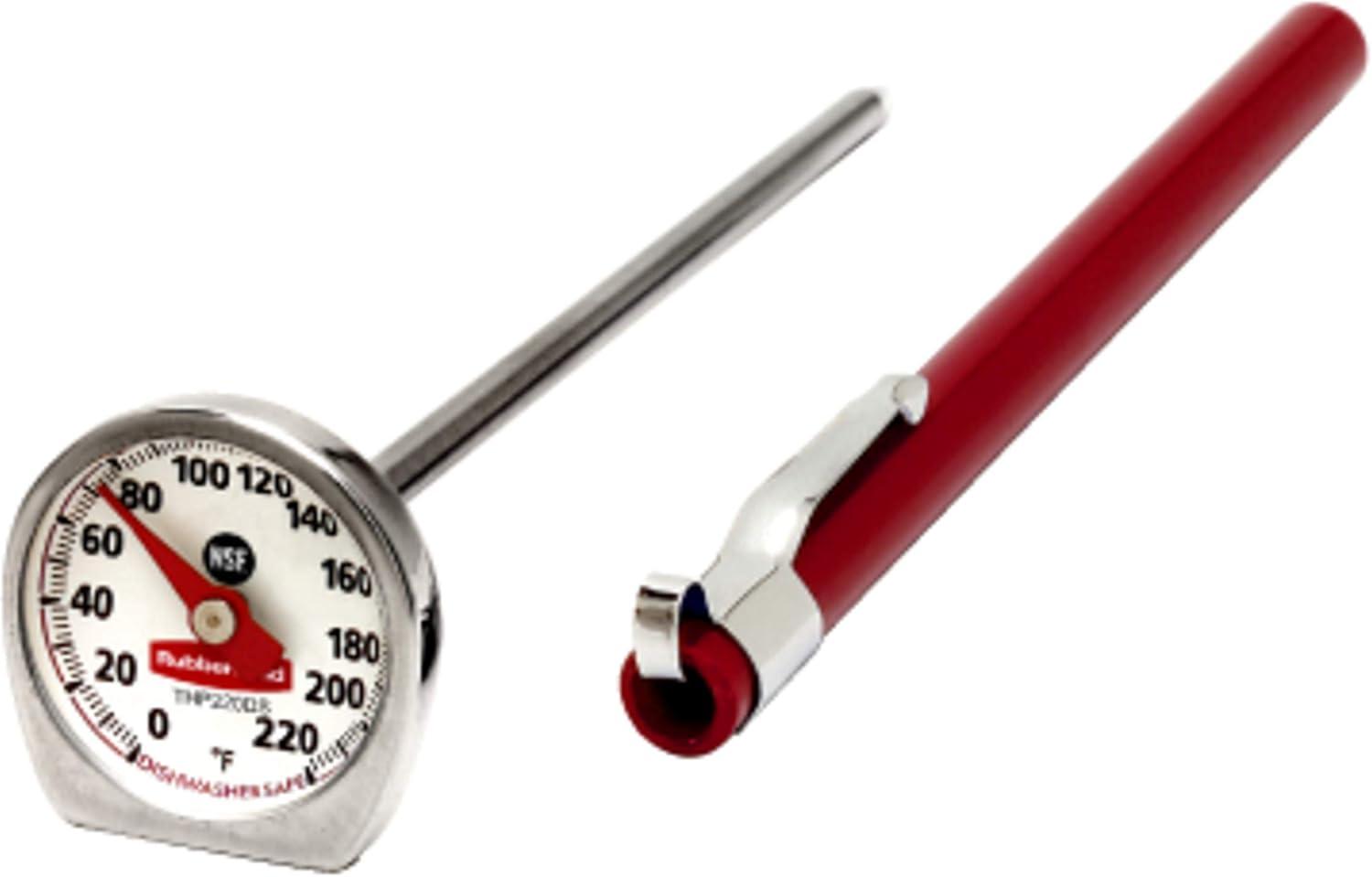 Rubbermaid Commercial Products Stainless Steel Deep Fry Thermometer