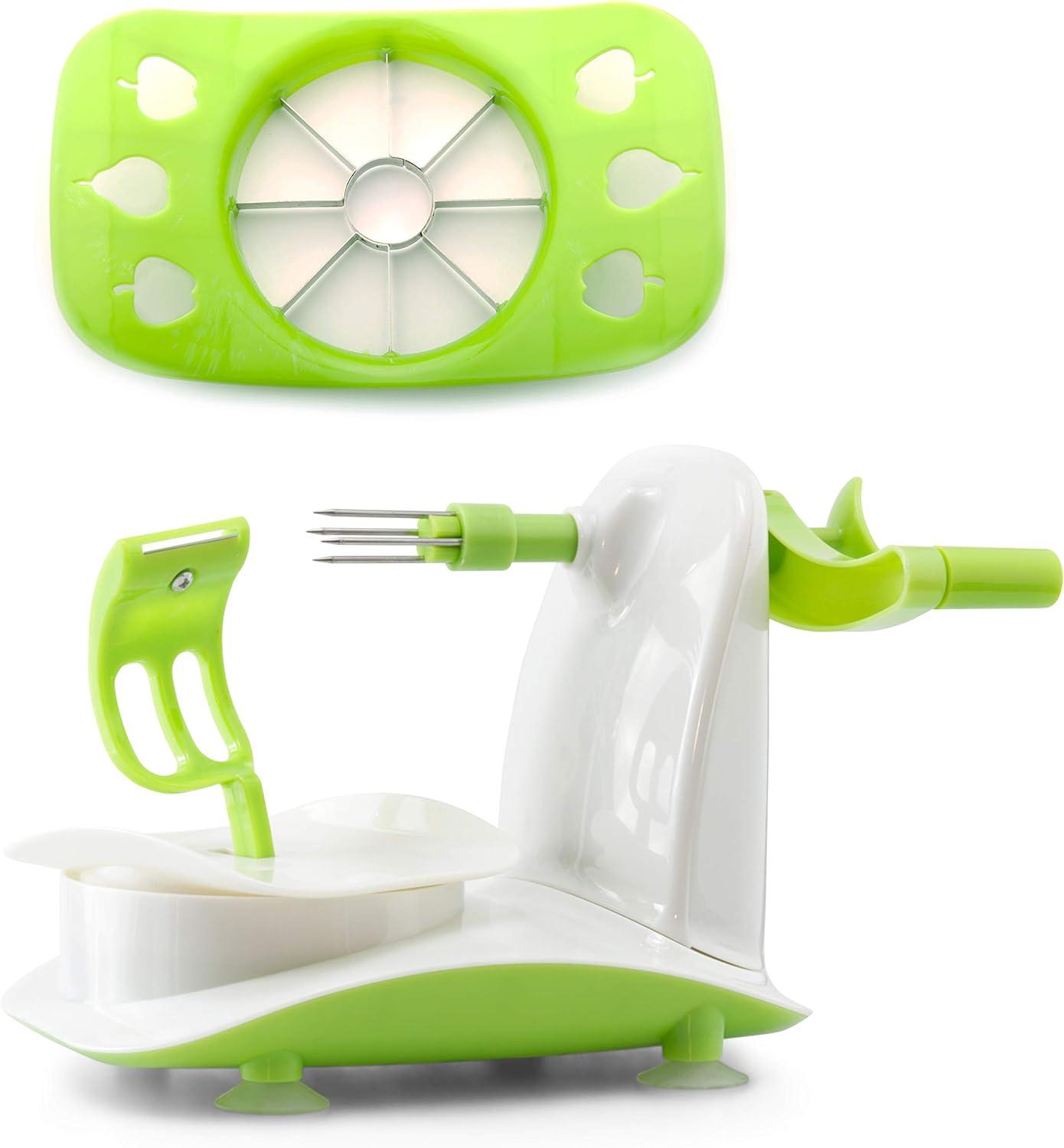 Perfect Peel White and Green Apple Peeler with Corer