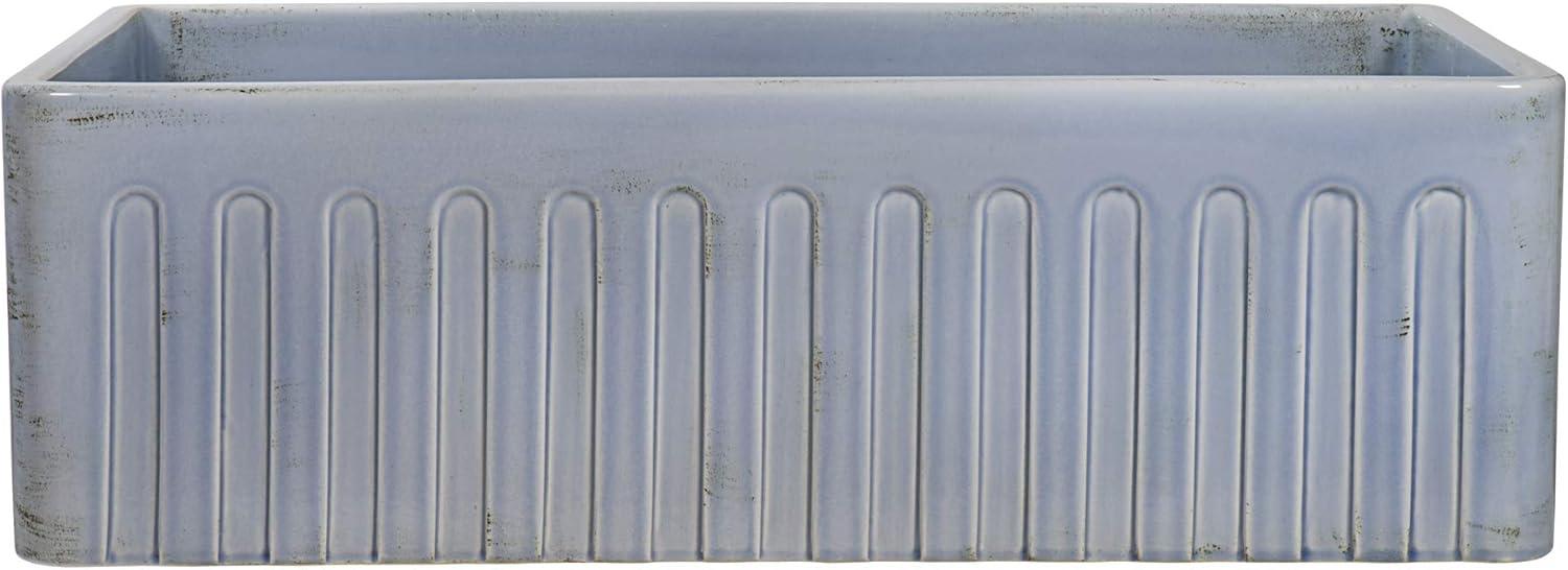 Ruvati 33 inch Fireclay Farmhouse Apron-Front Kitchen Sink Reversible