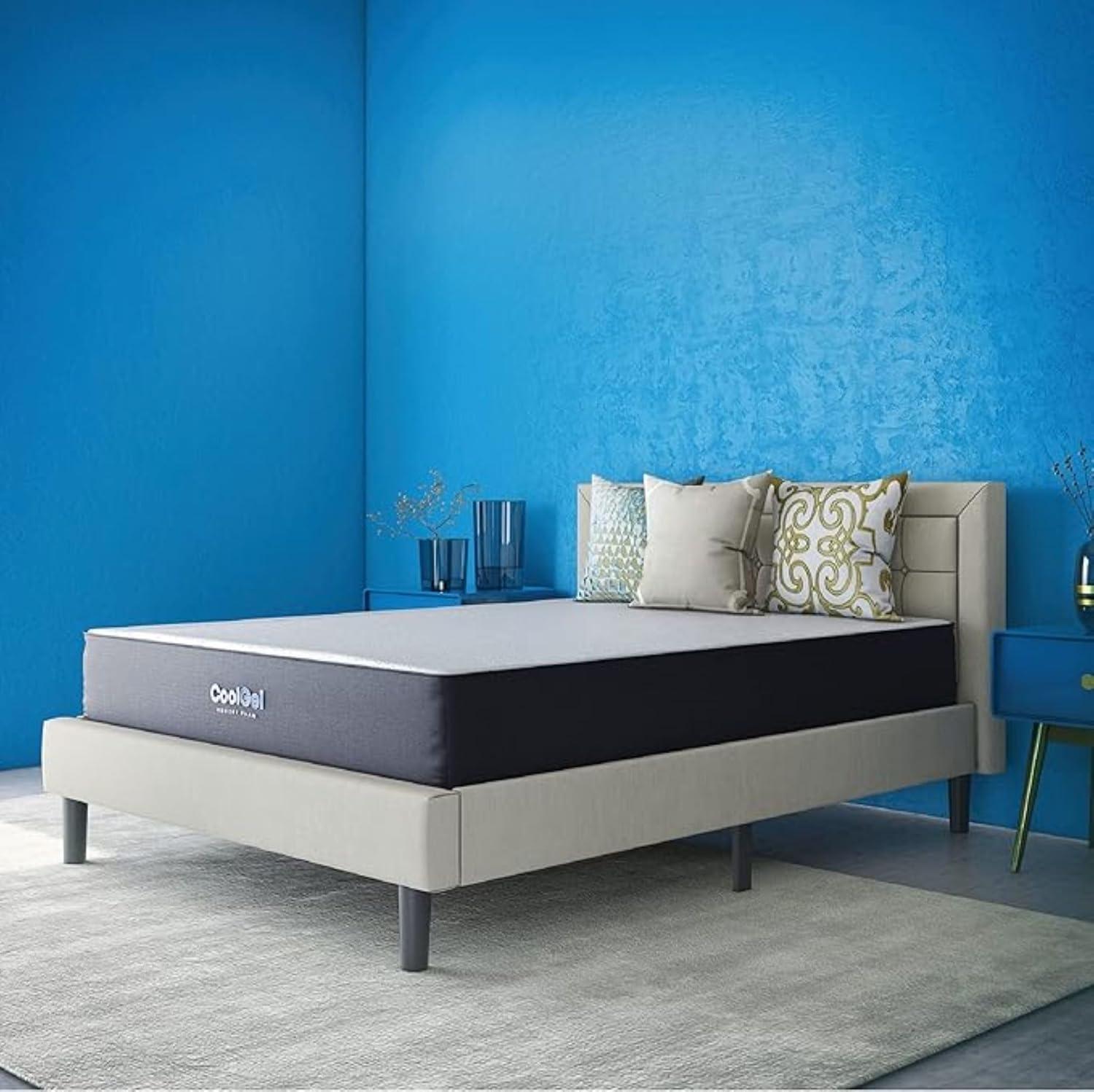 Cool Gel 10-Inch Queen Memory Foam Mattress with Eurotop