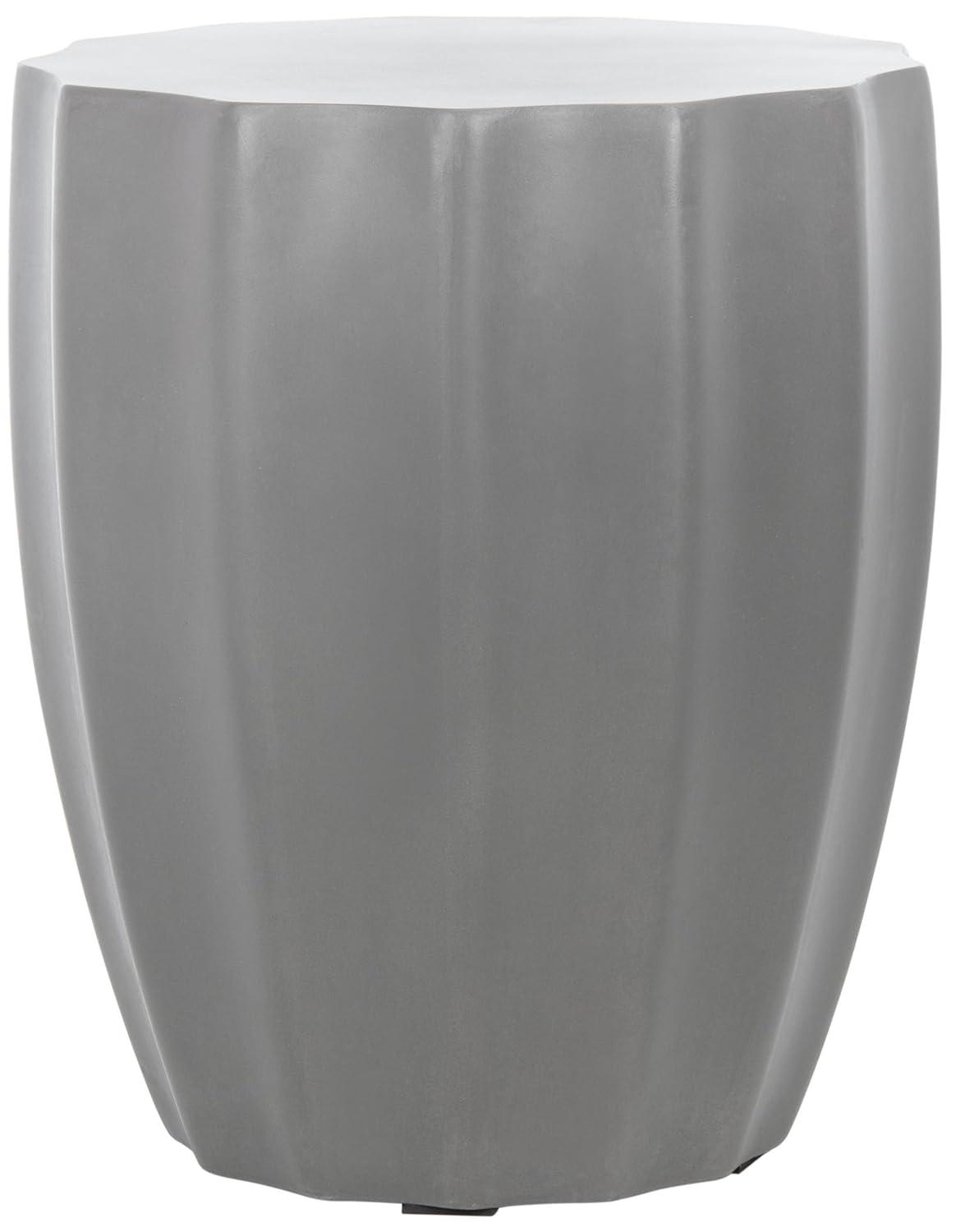 Jaslyn Accent Stool - Indoor/Outdoor - VNN1010 - Gray - Safavieh