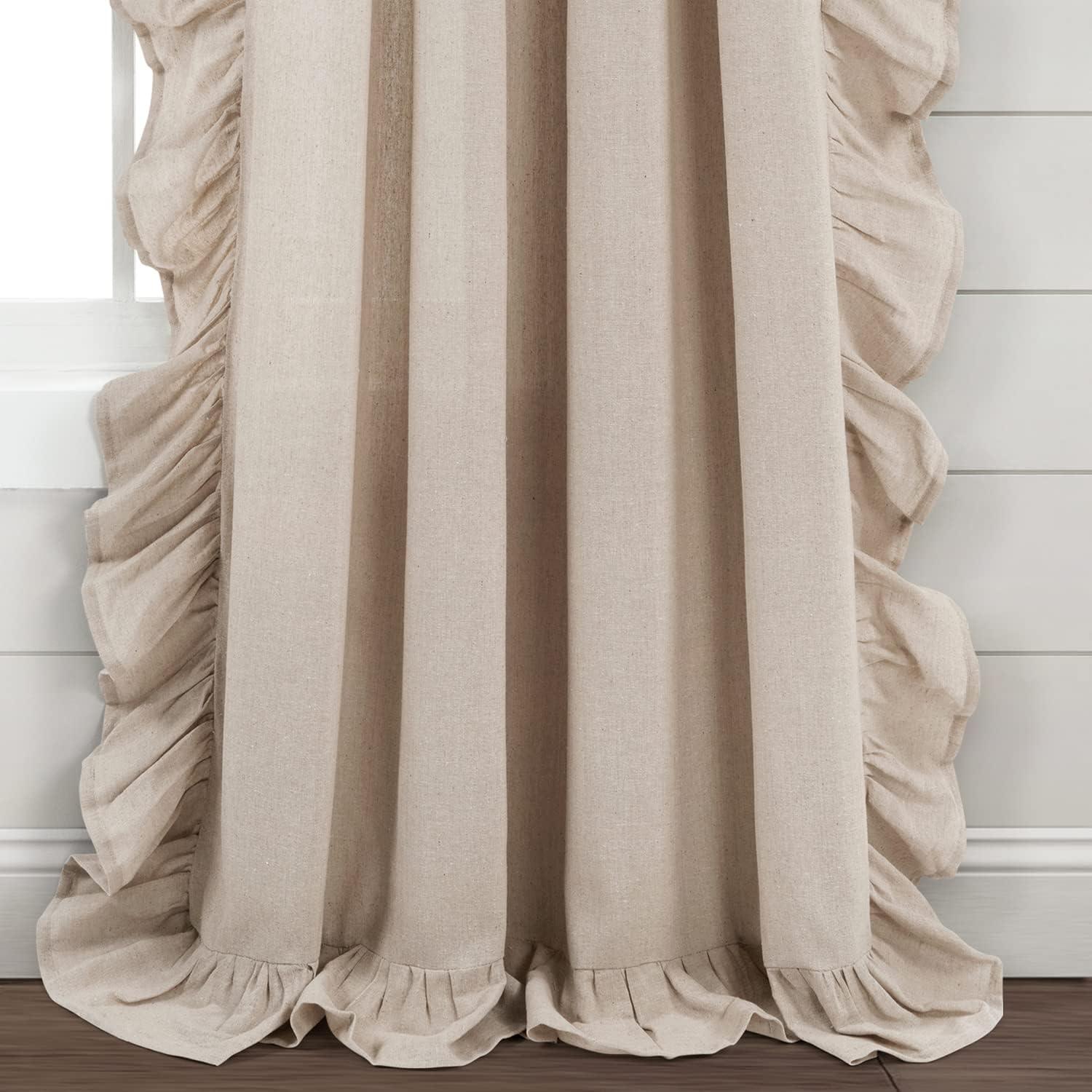 Cotton Blend Sheer Panel