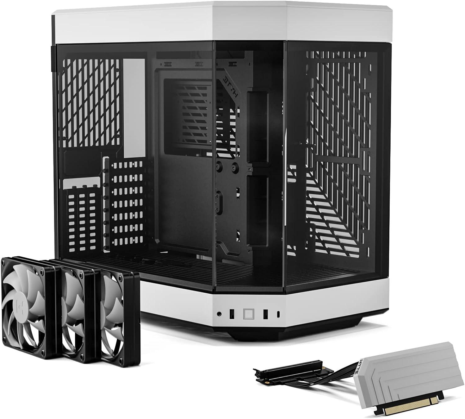 Hyte Computer Case Y60 Midtower ATX Tempered Glass CS-HYTE-Y60-BW