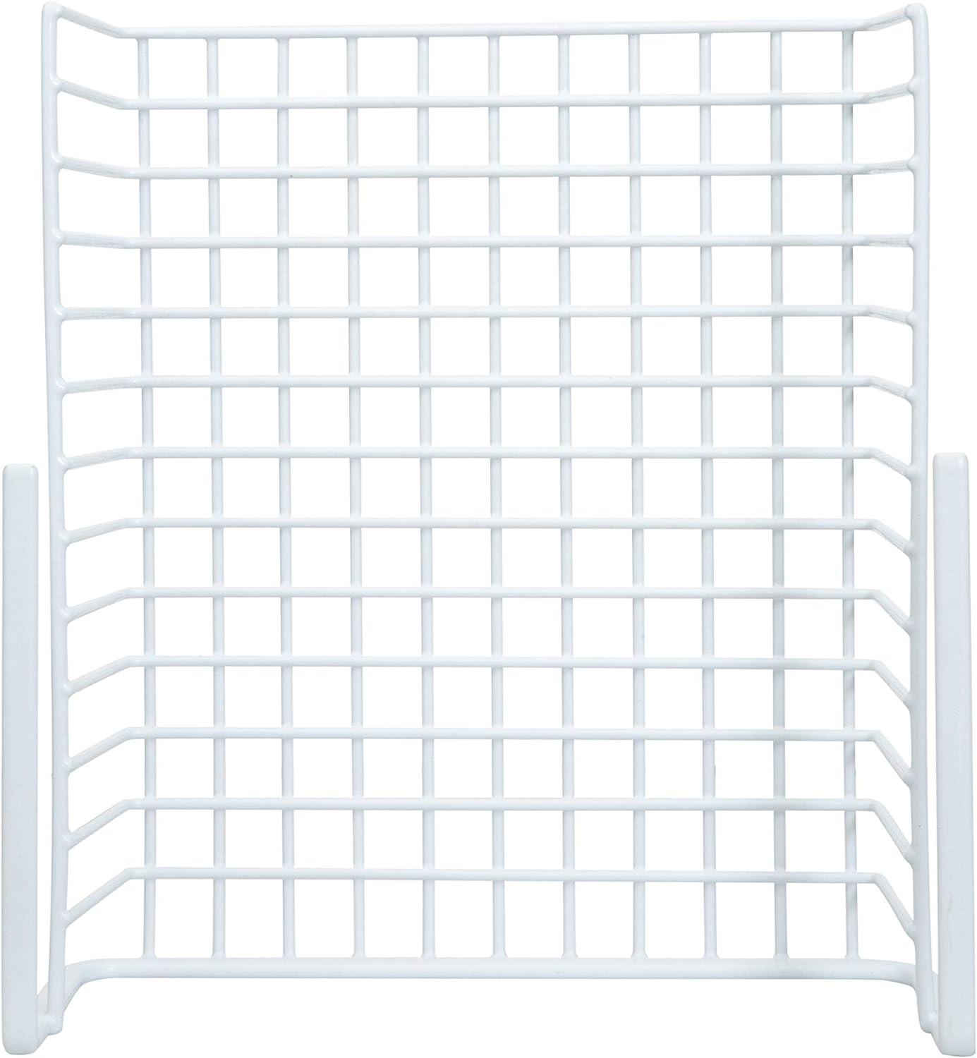 Organize It All Foil and Plastic Wrap Shelf Cabinet Organizer,13.5" x 12.5" L , White