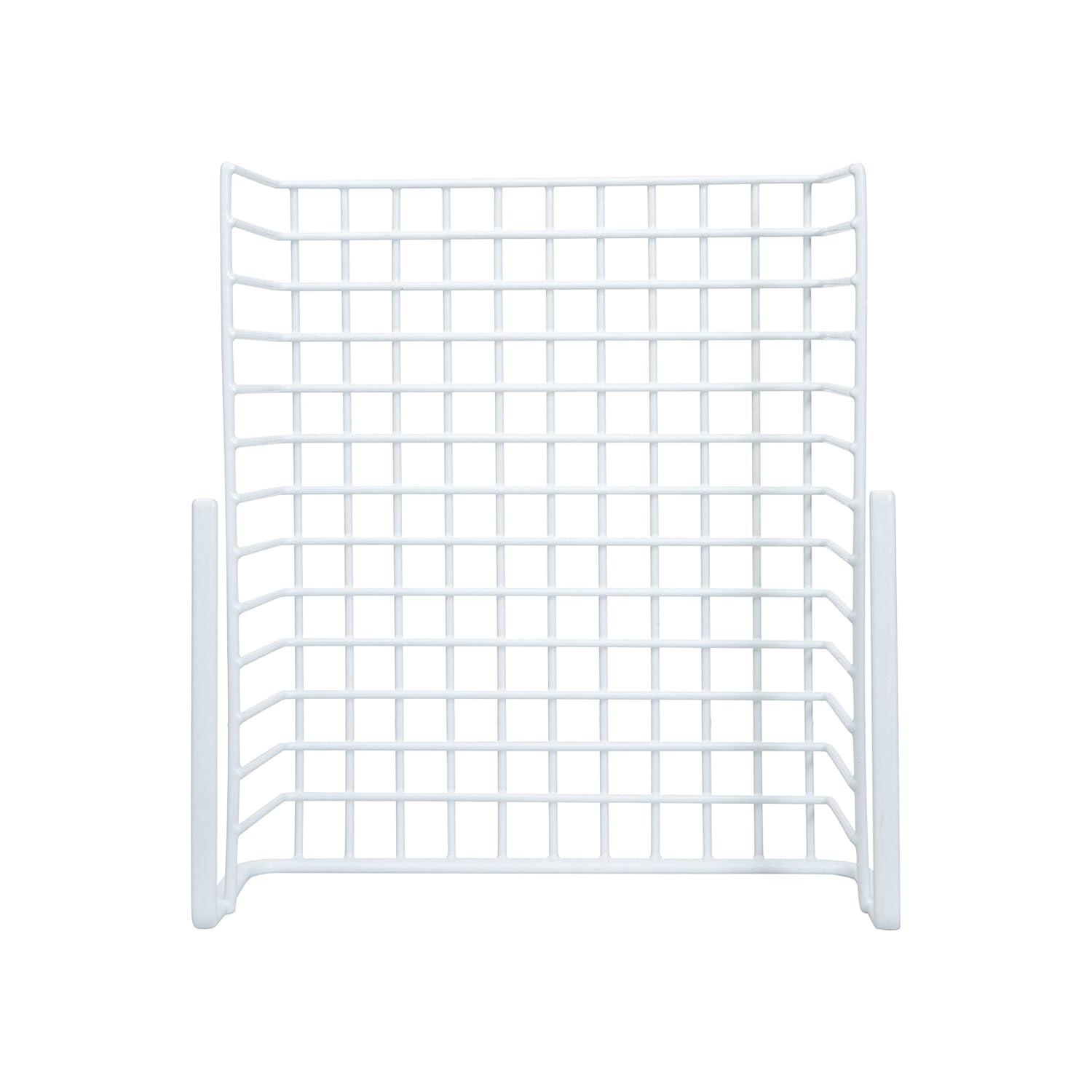 Organize It All Foil and Plastic Wrap Shelf Cabinet Organizer,13.5" x 12.5" L , White