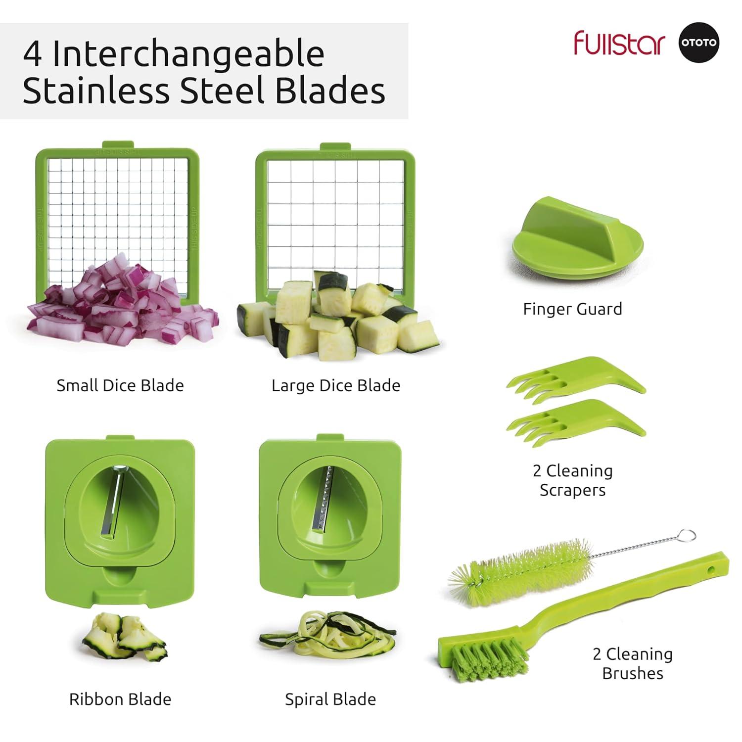 fullstar NEW Fullstar X OTOTO Croc Chop Vegetable Chopper & Slicer - Multifunctional Food Chopper, Crocodile Onion Cutter, Cool Kitchen Gadgets & Housewarming Gifts