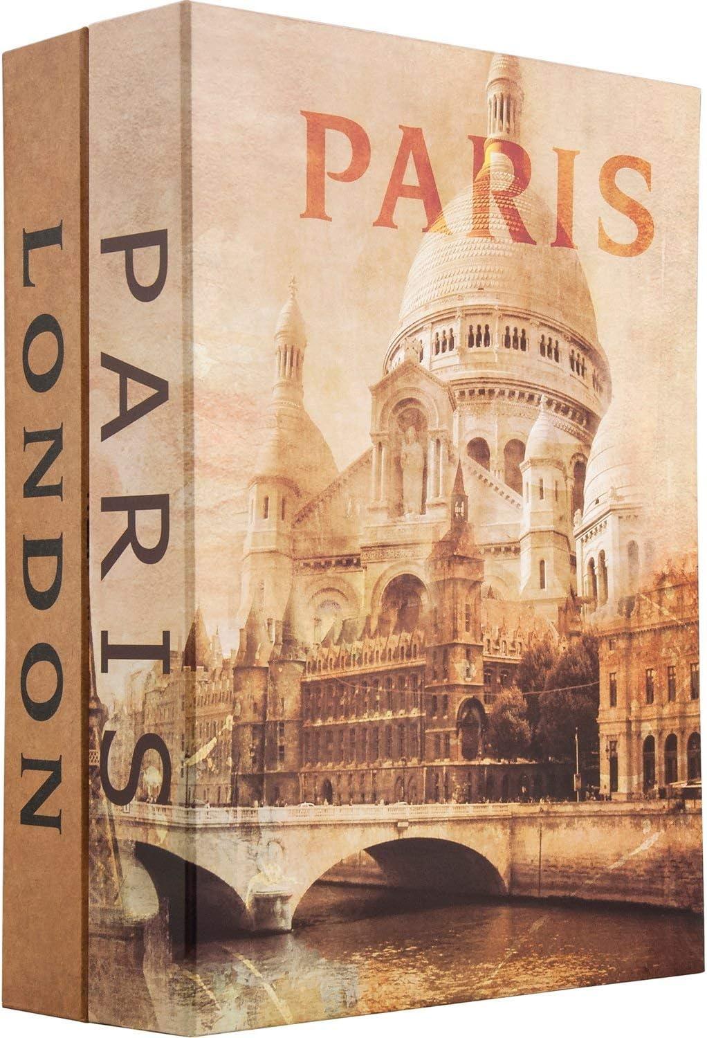 Barska PARIS & LONDON DUAL BOOK LOCK BOX W/KEY LOCK