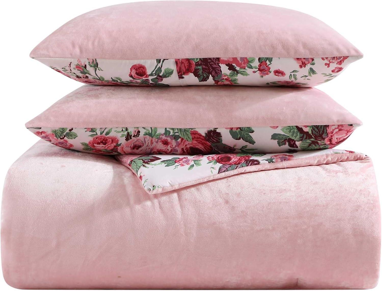 Betsey Johnson Betsey Johnson Solid Reversible Comforter Set