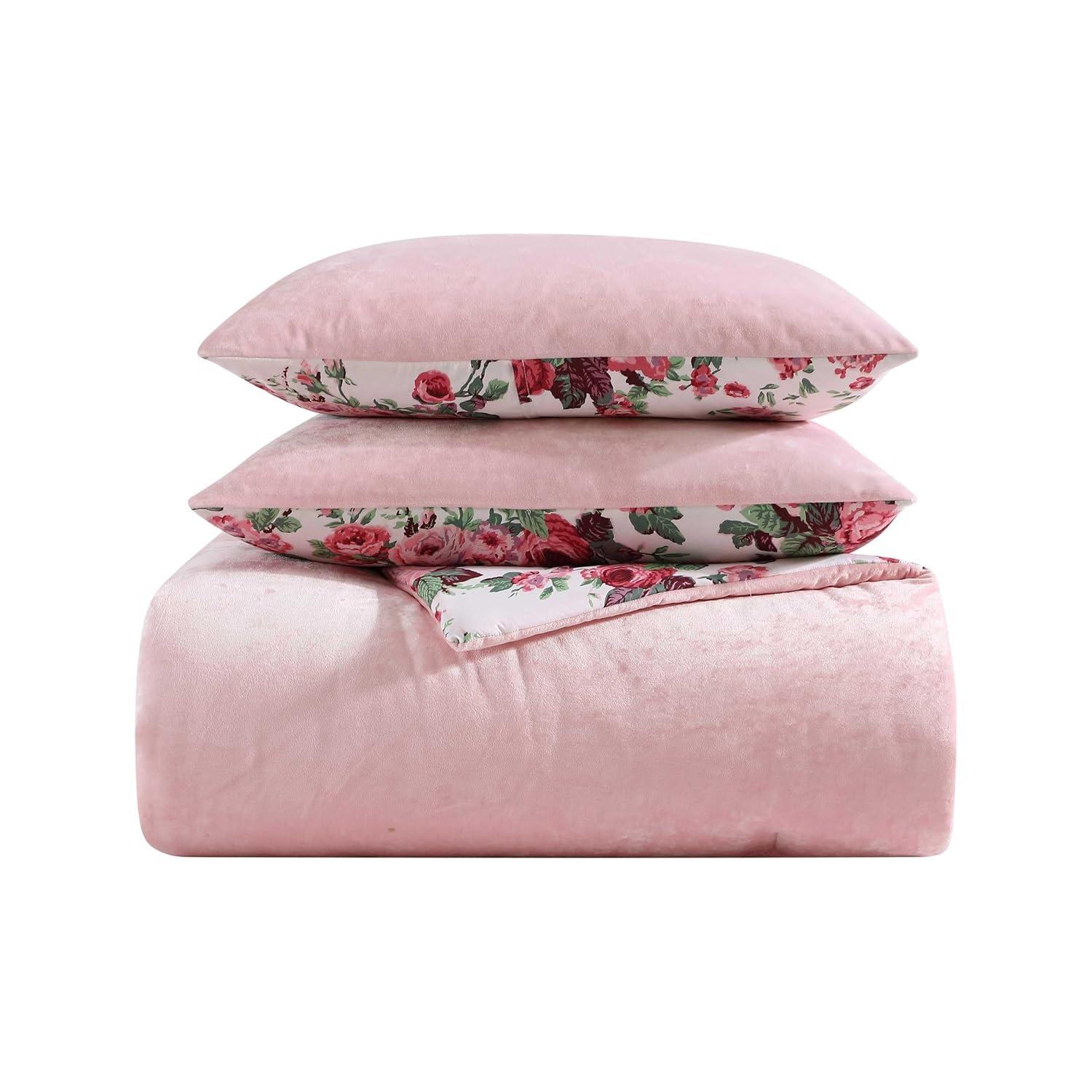 Betsey Johnson Betsey Johnson Solid Reversible Comforter Set