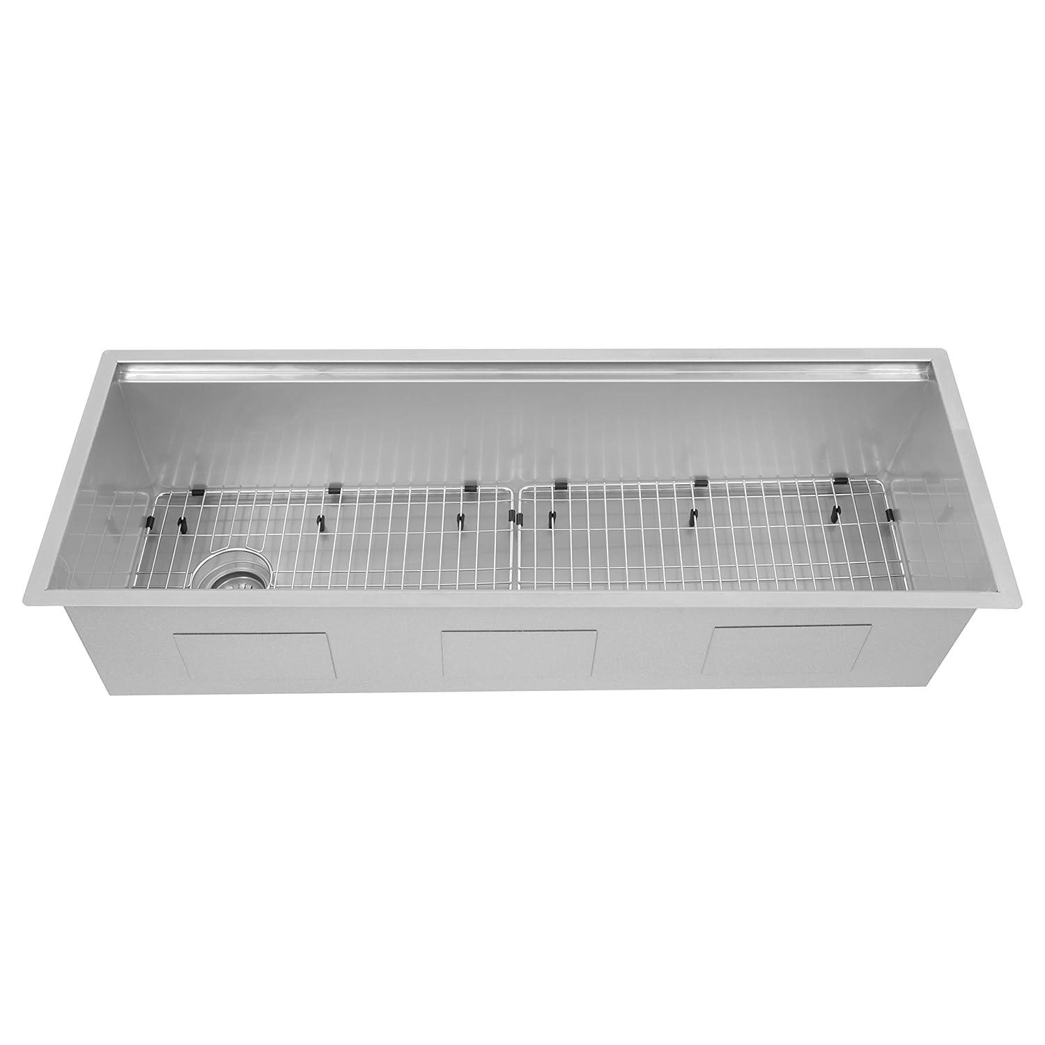 ZLINE 45 in. Garmisch Undermount Single Bowl Stainless Steel Kitchen Sink W/ Bottom Grid & Accessories (SLS-45)